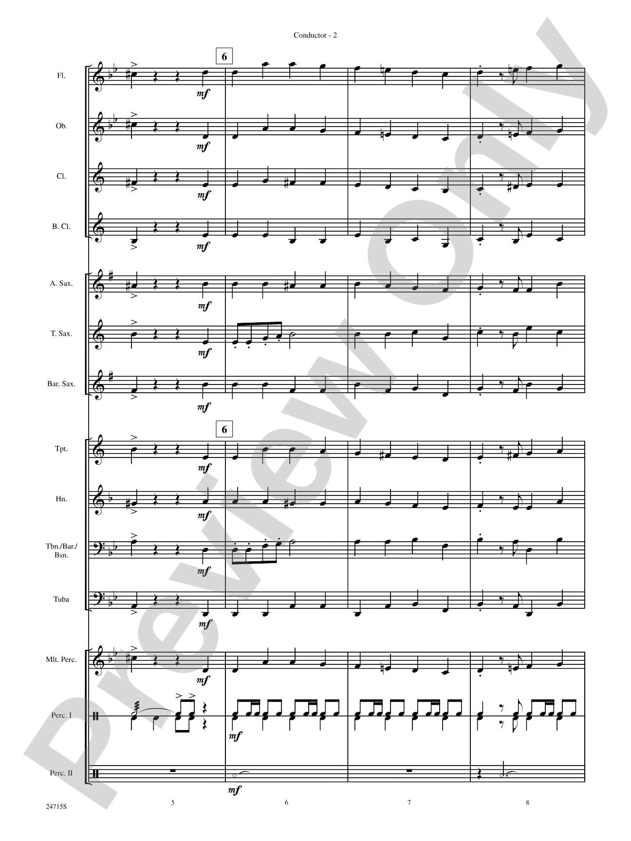 Holiday Variations (Based on "God Rest Ye Merry, Gentlemen"): Concert Band Conductor Score & Parts
