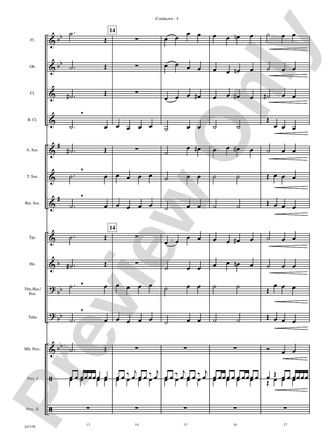 Holiday Variations (Based on "God Rest Ye Merry, Gentlemen"): Concert Band Conductor Score & Parts