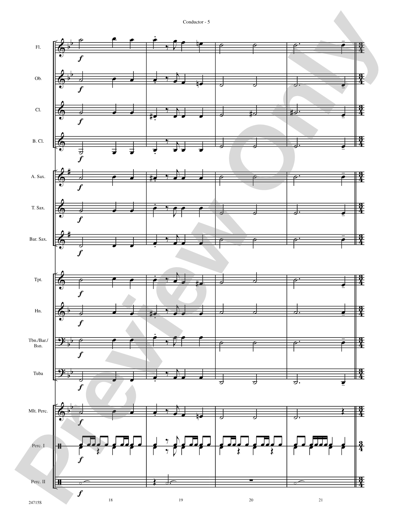 Holiday Variations (Based on "God Rest Ye Merry, Gentlemen"): Concert Band Conductor Score & Parts