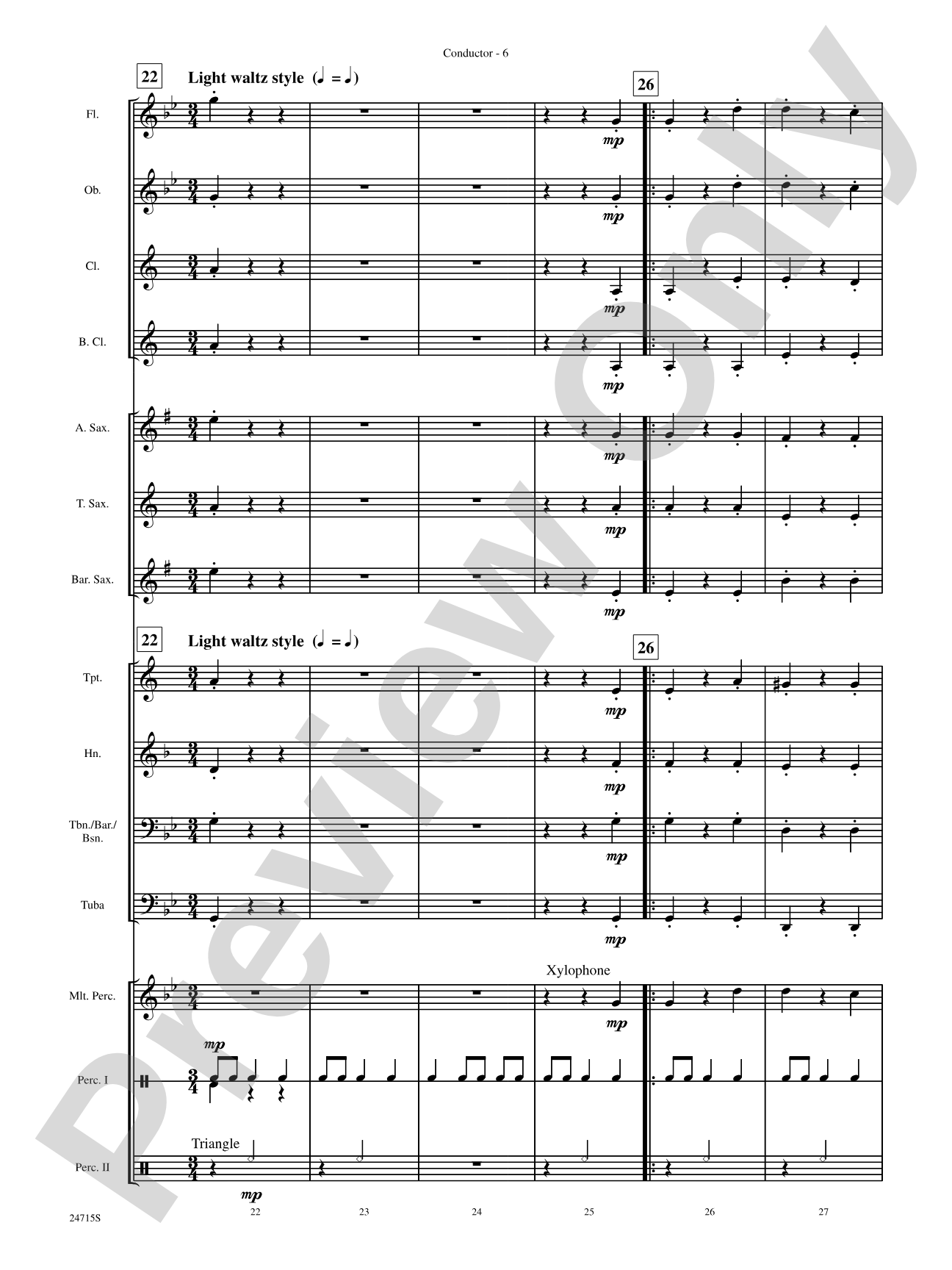 Holiday Variations (Based on "God Rest Ye Merry, Gentlemen"): Concert Band Conductor Score & Parts