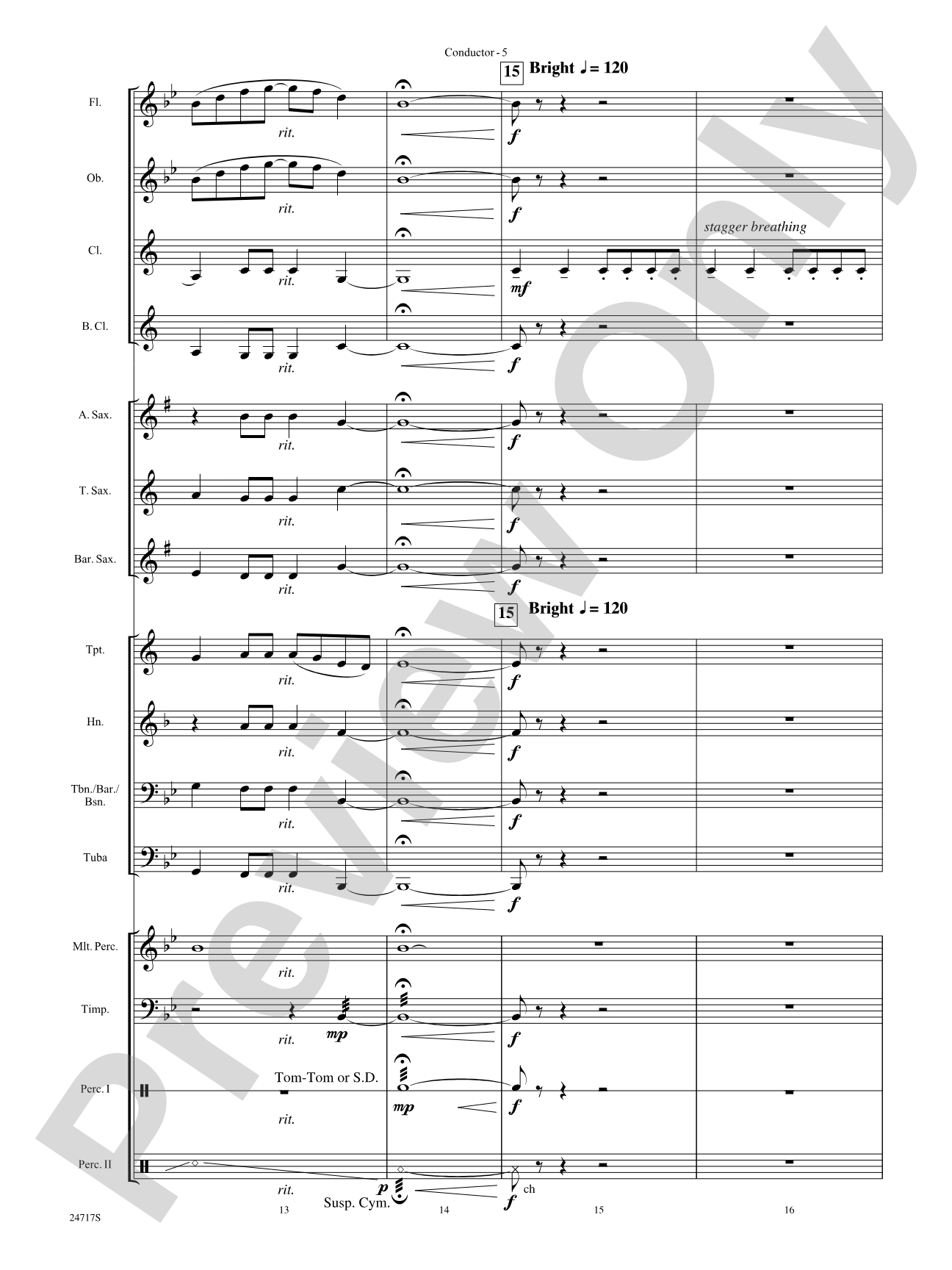 Udala'm: Concert Band Conductor Score & Parts
