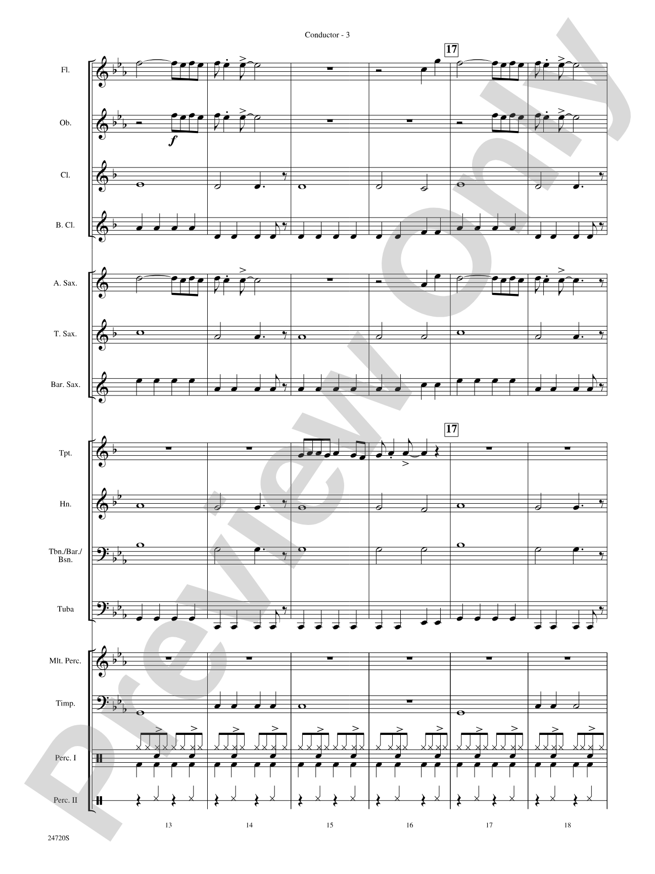 Hung Up: Concert Band Conductor Score & Parts