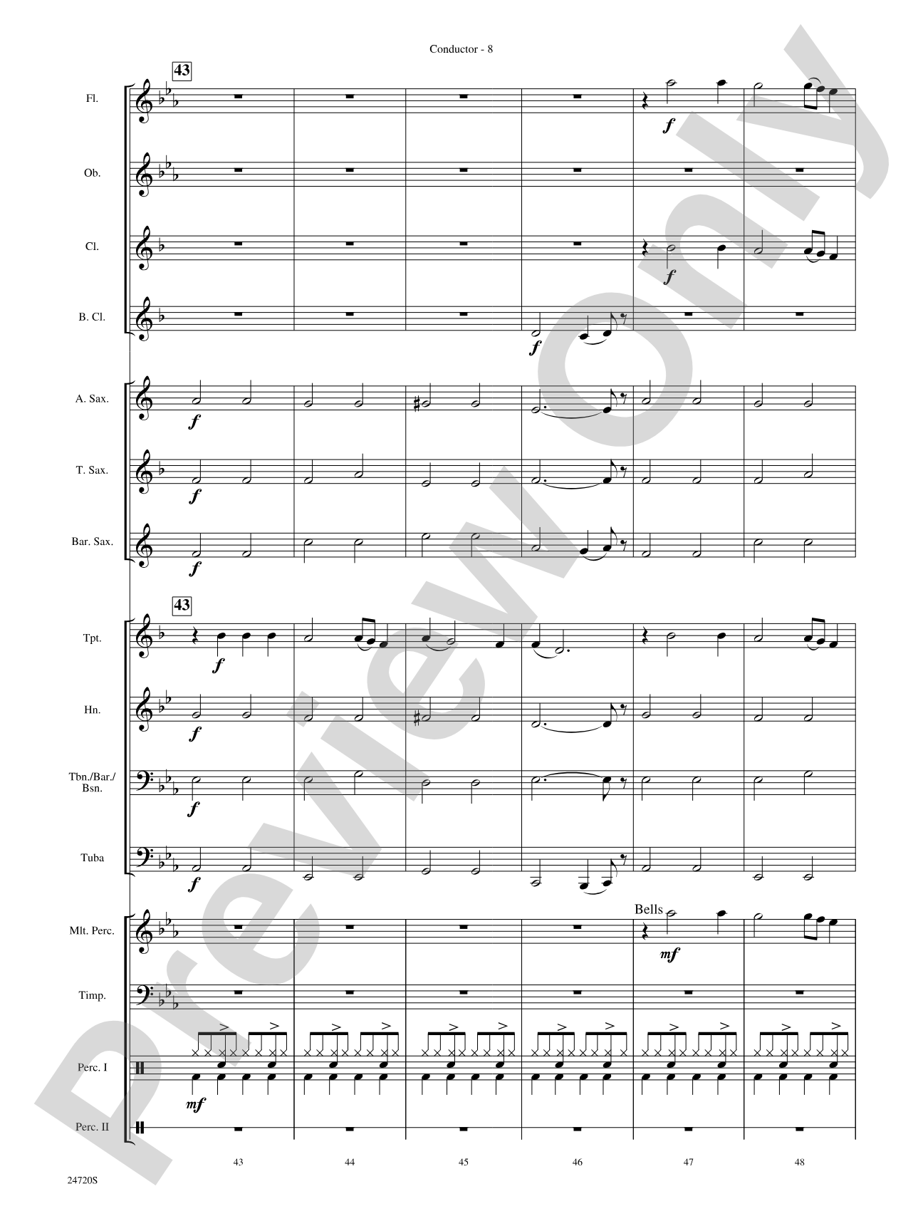 Hung Up: Concert Band Conductor Score & Parts