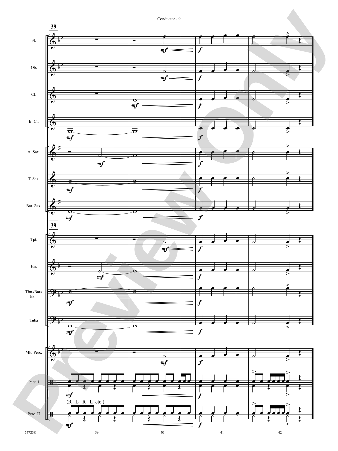 Blitzkrieg Bop: Concert Band Conductor Score & Parts
