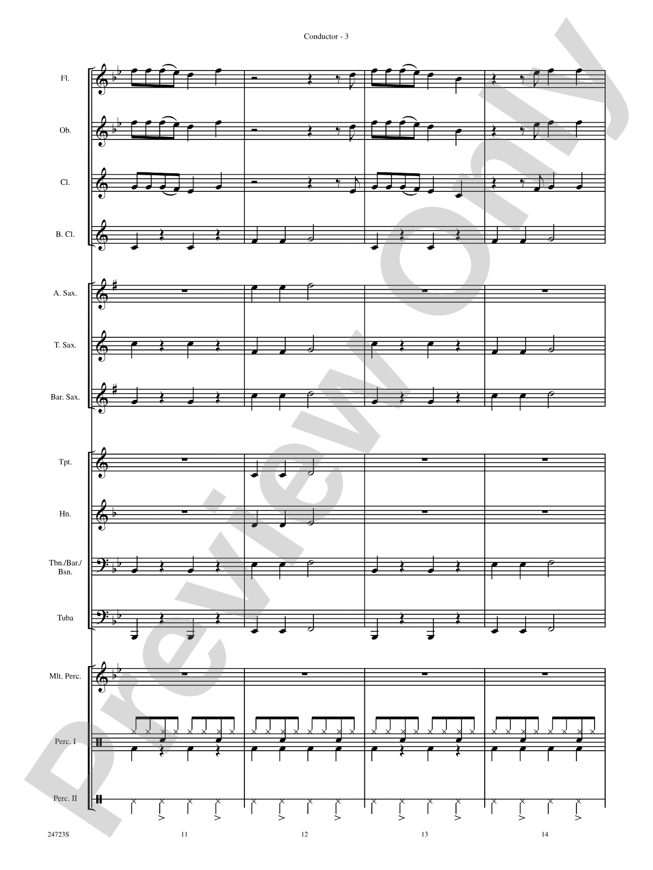 Blitzkrieg Bop: Concert Band Conductor Score & Parts