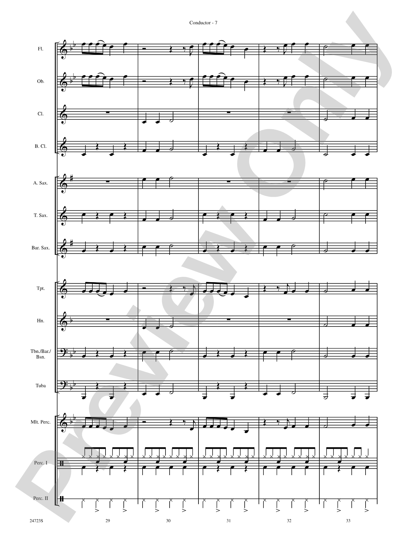 Blitzkrieg Bop: Concert Band Conductor Score & Parts