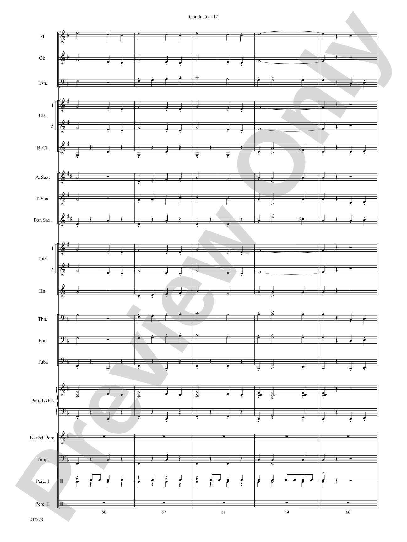 Cohan Celebration: Concert Band Conductor Score & Parts