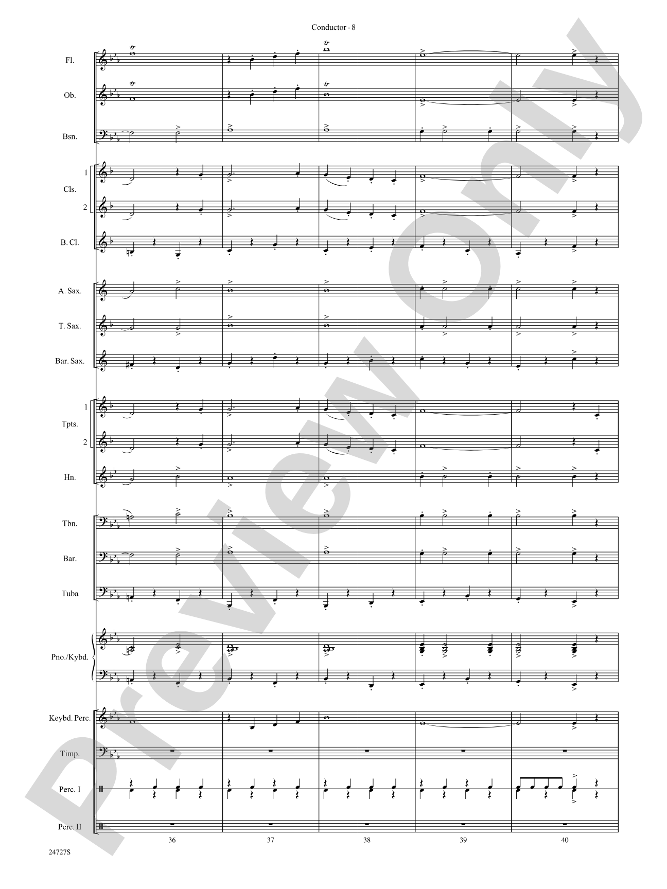 Cohan Celebration: Concert Band Conductor Score & Parts