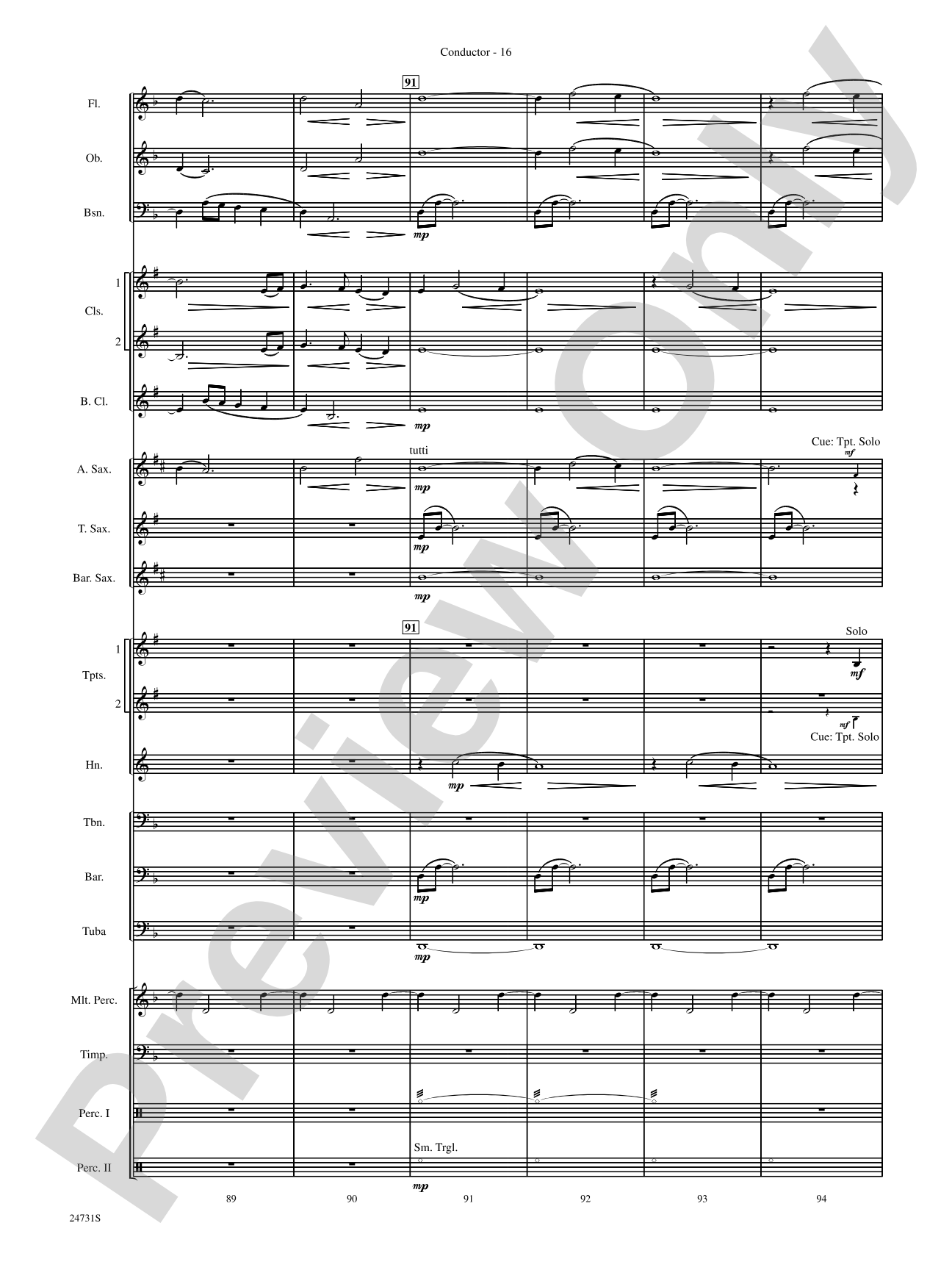 Eternal Peaks: Concert Band Conductor Score & Parts
