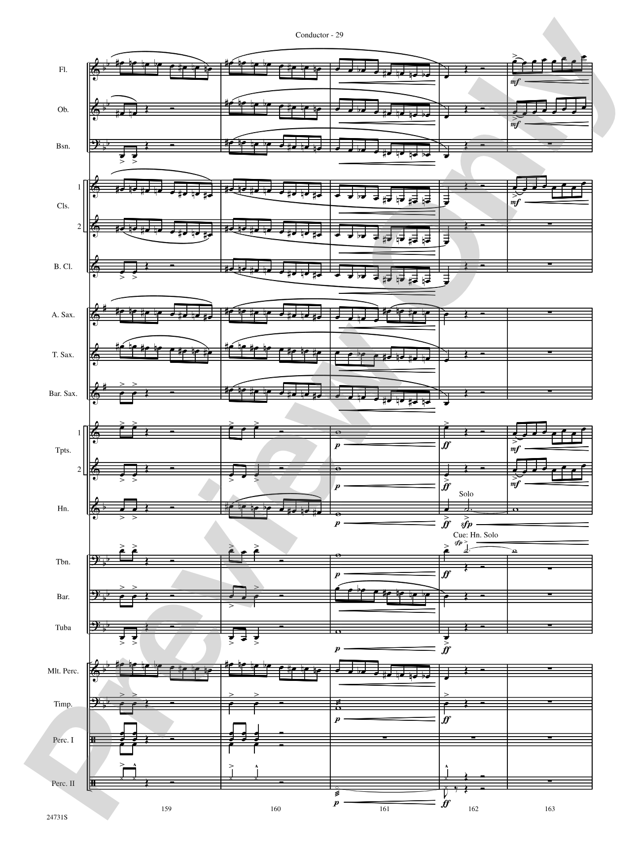 Eternal Peaks: Concert Band Conductor Score & Parts