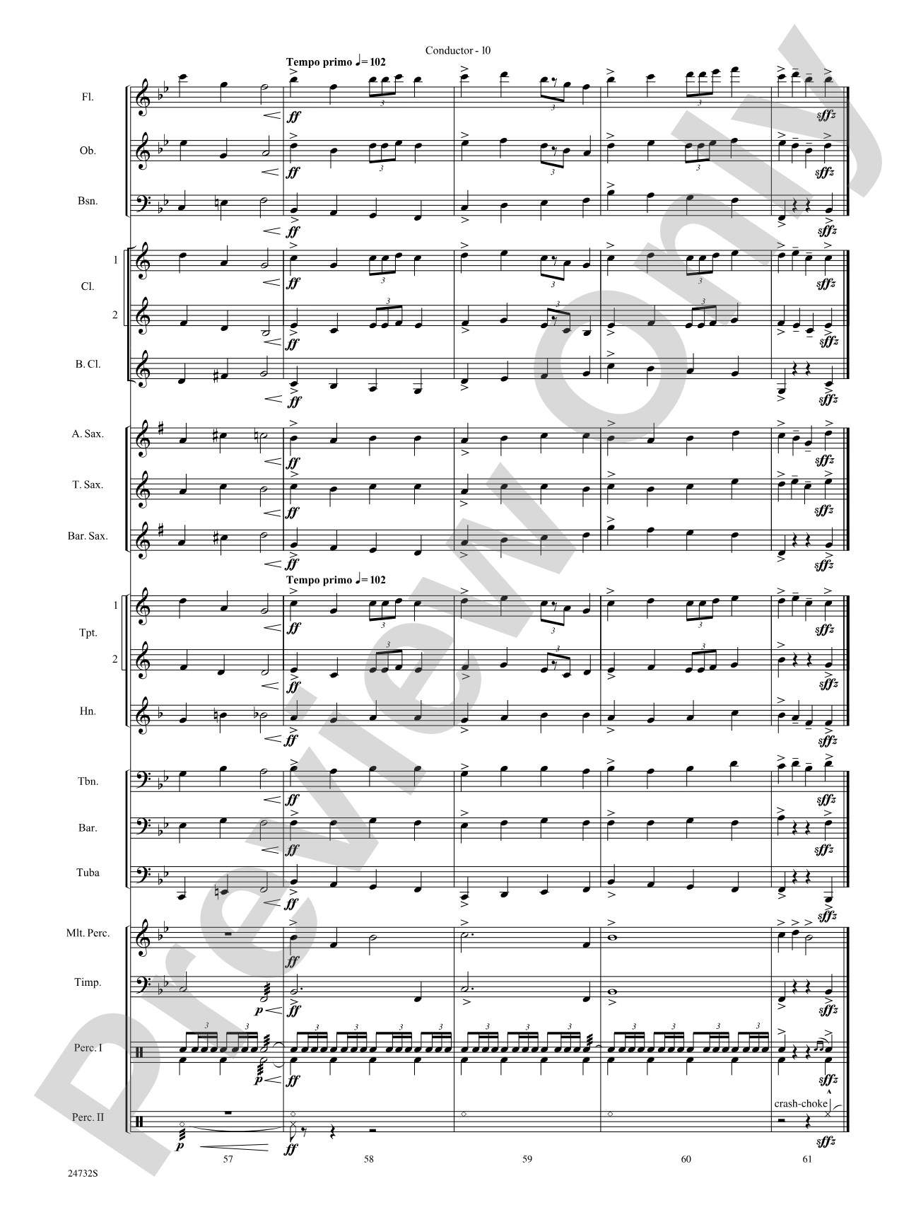 Knights of the Royal Realm (Concert March): Concert Band Conductor Score & Parts