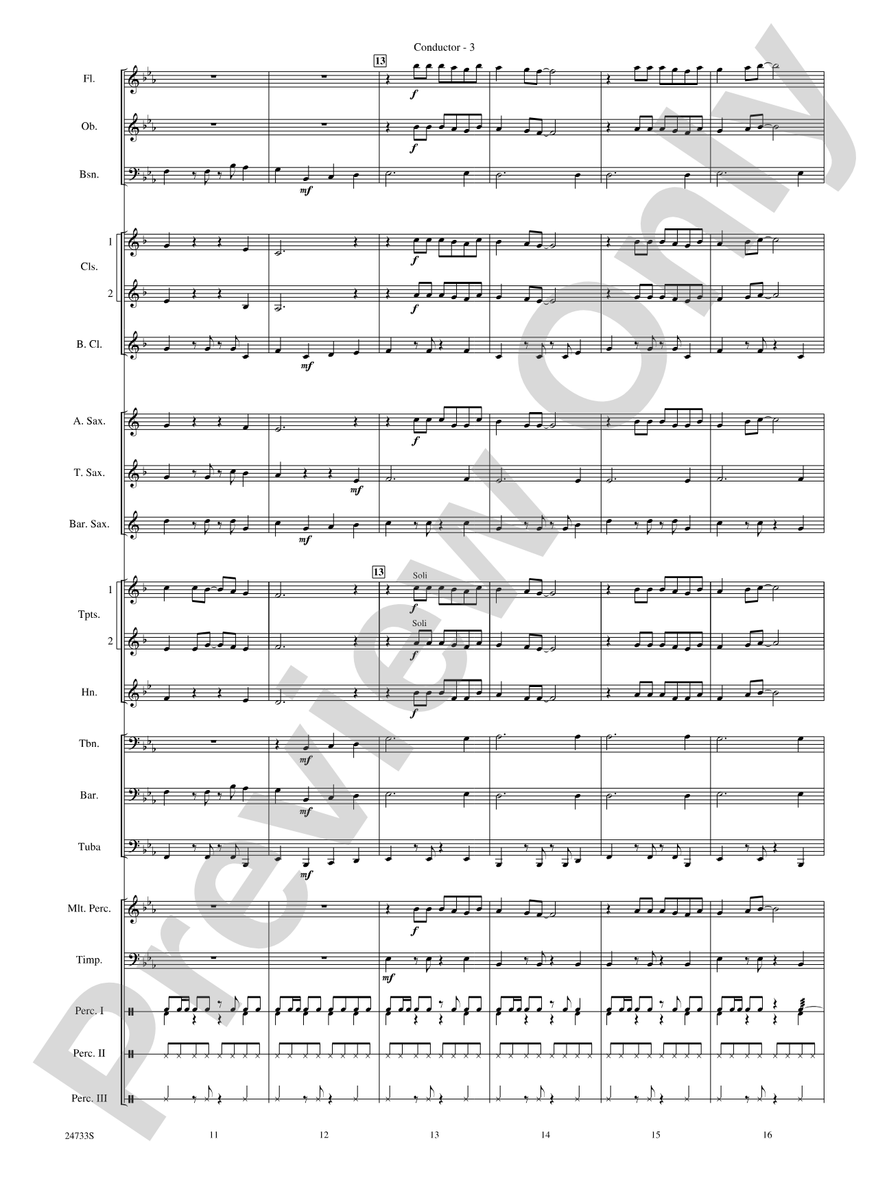 Hey Mon (Calypso): Concert Band Conductor Score & Parts