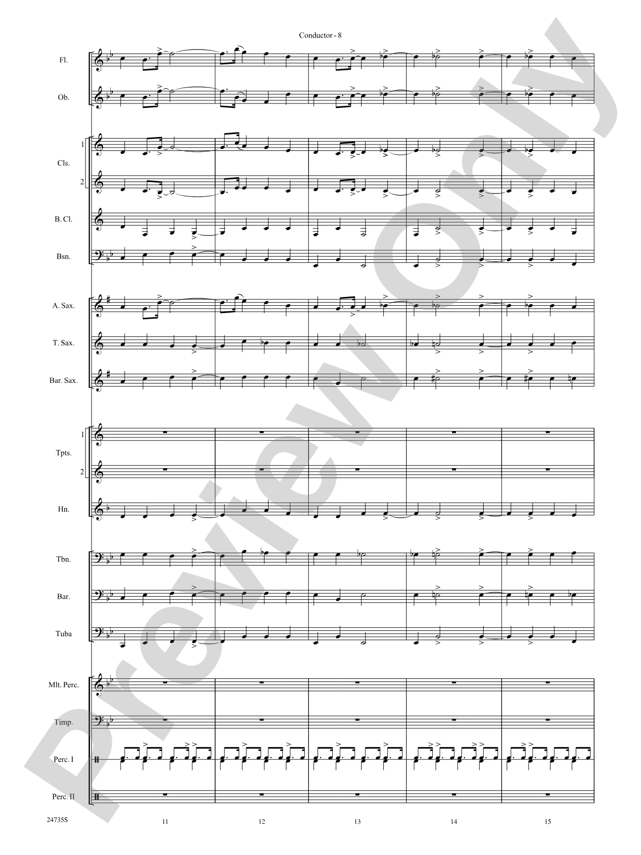 River Valley Legacy (I. River Echoes, II. Railroads, III. Machines, IV. Traditions): Concert Band Conductor Score & Parts
