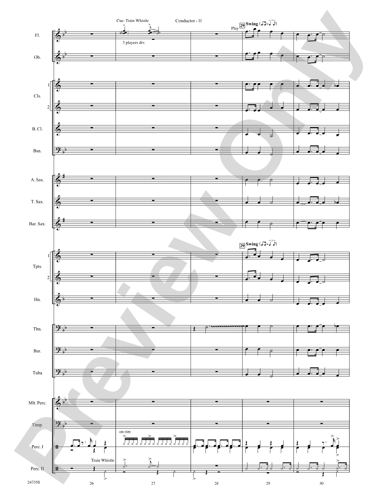 River Valley Legacy (I. River Echoes, II. Railroads, III. Machines, IV. Traditions): Concert Band Conductor Score & Parts