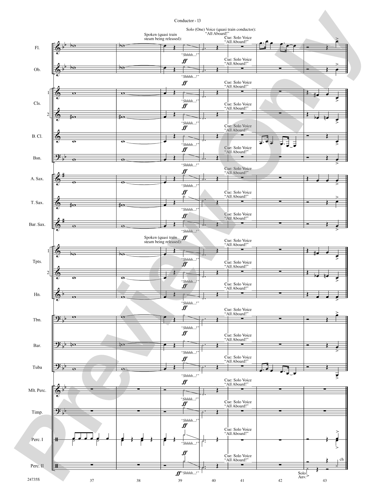 River Valley Legacy (I. River Echoes, II. Railroads, III. Machines, IV. Traditions): Concert Band Conductor Score & Parts