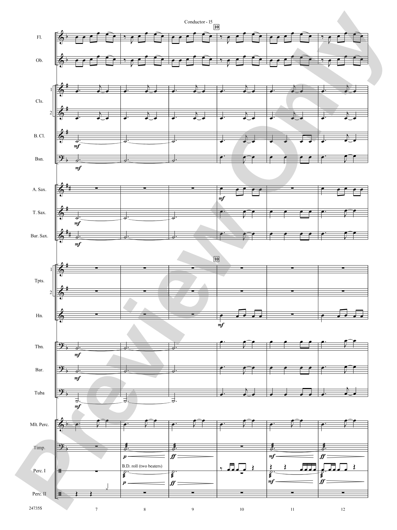 River Valley Legacy (I. River Echoes, II. Railroads, III. Machines, IV. Traditions): Concert Band Conductor Score & Parts