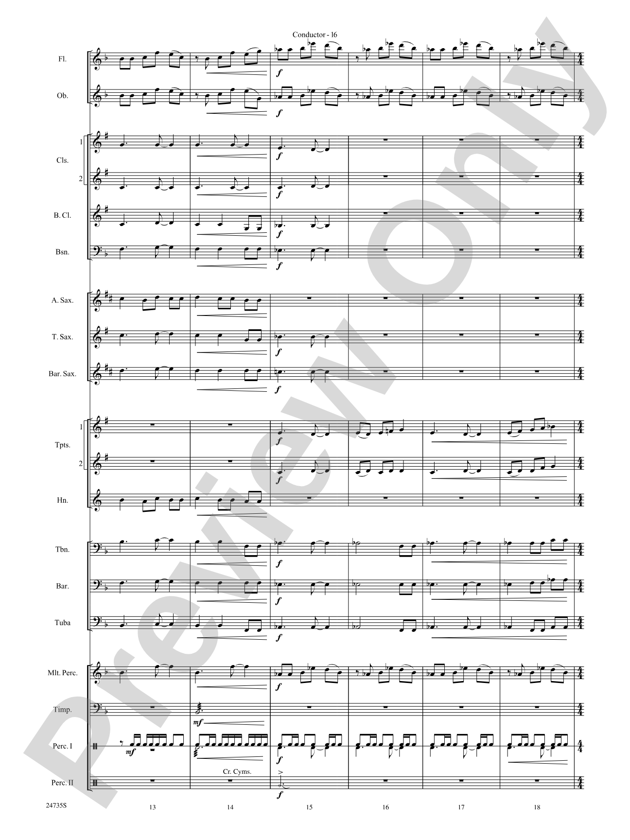 River Valley Legacy (I. River Echoes, II. Railroads, III. Machines, IV. Traditions): Concert Band Conductor Score & Parts