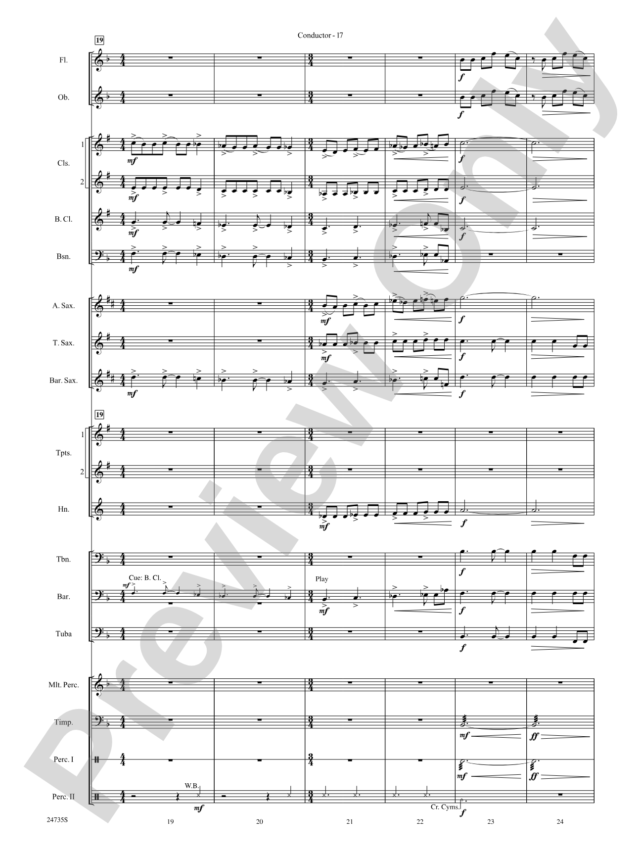 River Valley Legacy (I. River Echoes, II. Railroads, III. Machines, IV. Traditions): Concert Band Conductor Score & Parts