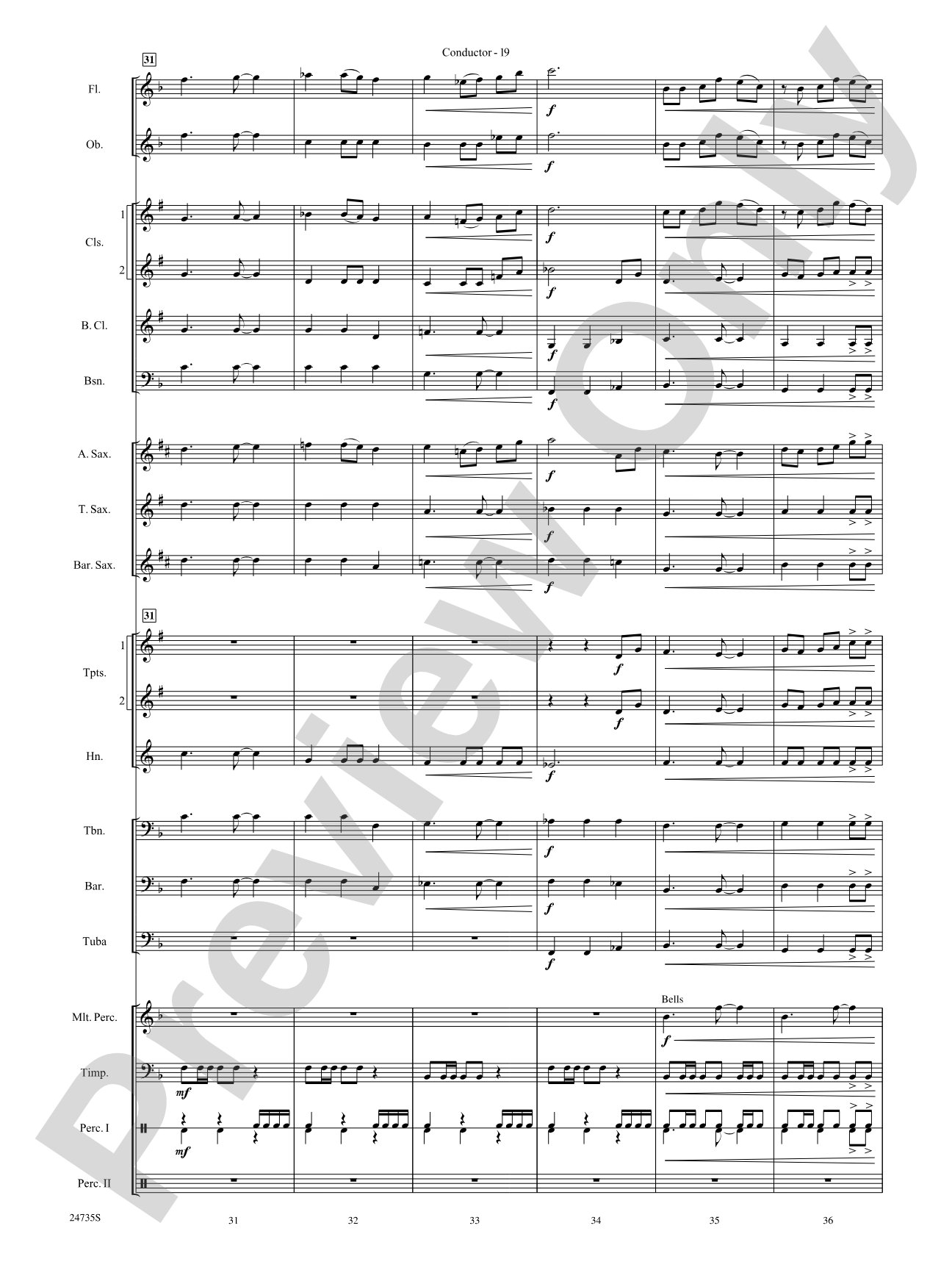River Valley Legacy (I. River Echoes, II. Railroads, III. Machines, IV. Traditions): Concert Band Conductor Score & Parts