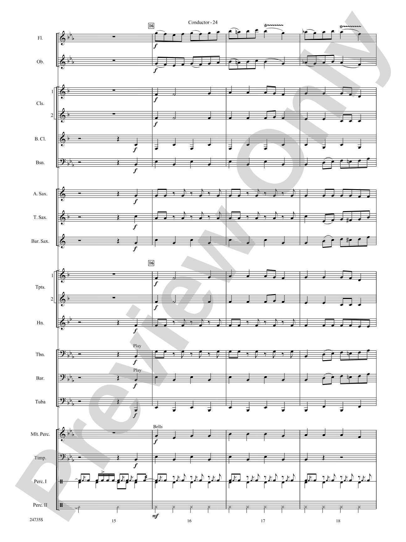 River Valley Legacy (I. River Echoes, II. Railroads, III. Machines, IV. Traditions): Concert Band Conductor Score & Parts