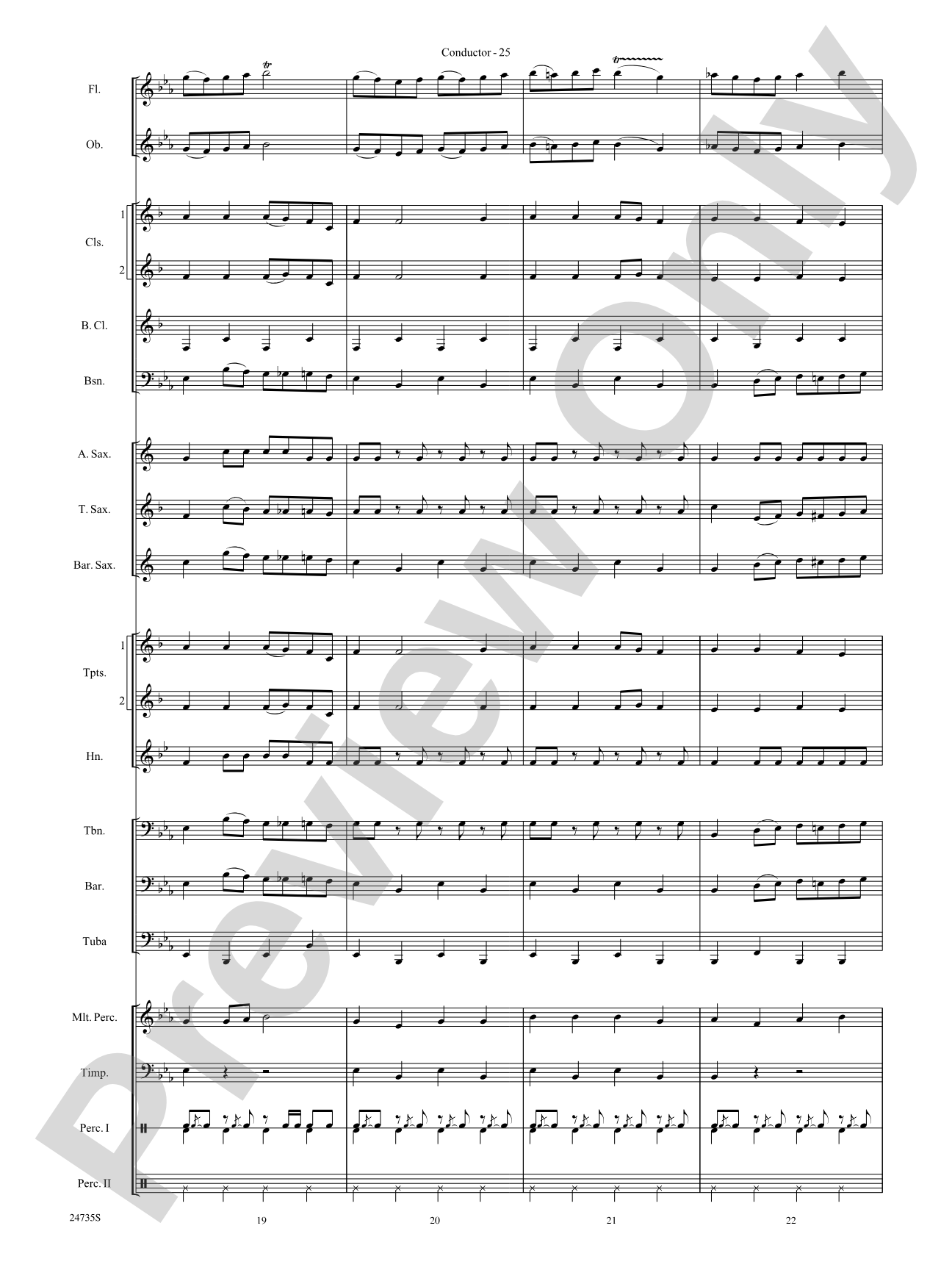 River Valley Legacy (I. River Echoes, II. Railroads, III. Machines, IV. Traditions): Concert Band Conductor Score & Parts