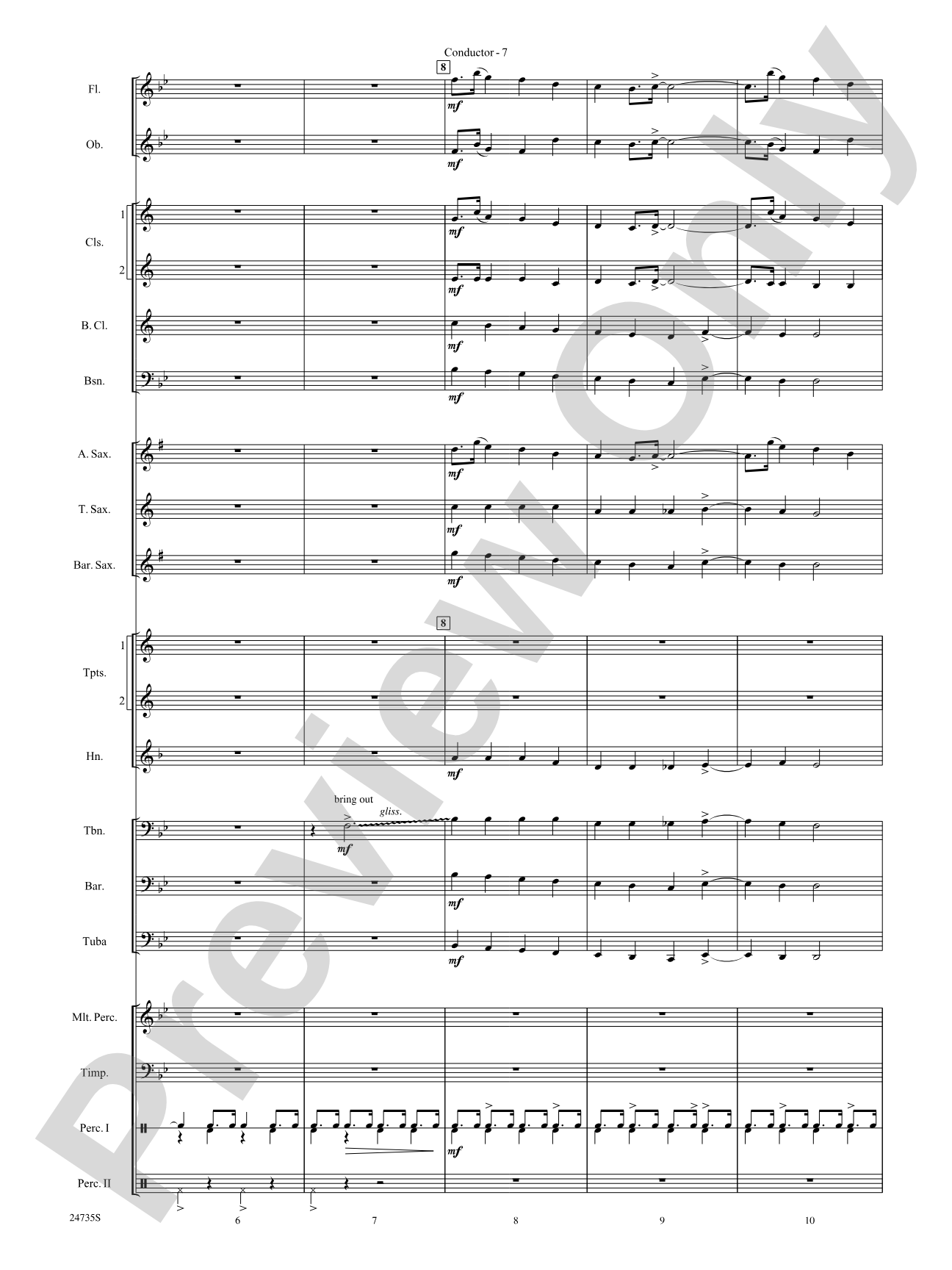 River Valley Legacy (I. River Echoes, II. Railroads, III. Machines, IV. Traditions): Concert Band Conductor Score & Parts