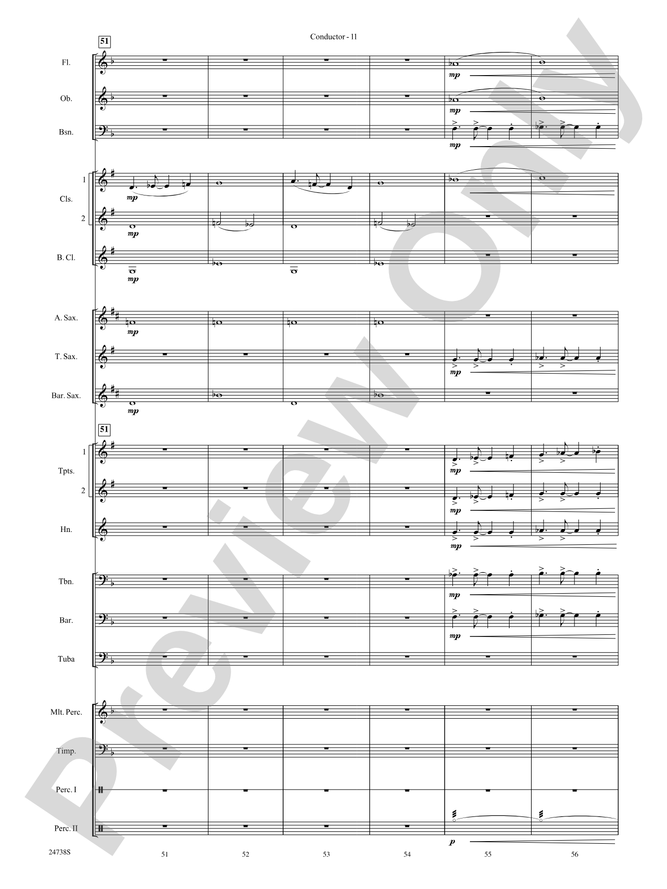 Paradox: Concert Band Conductor Score & Parts