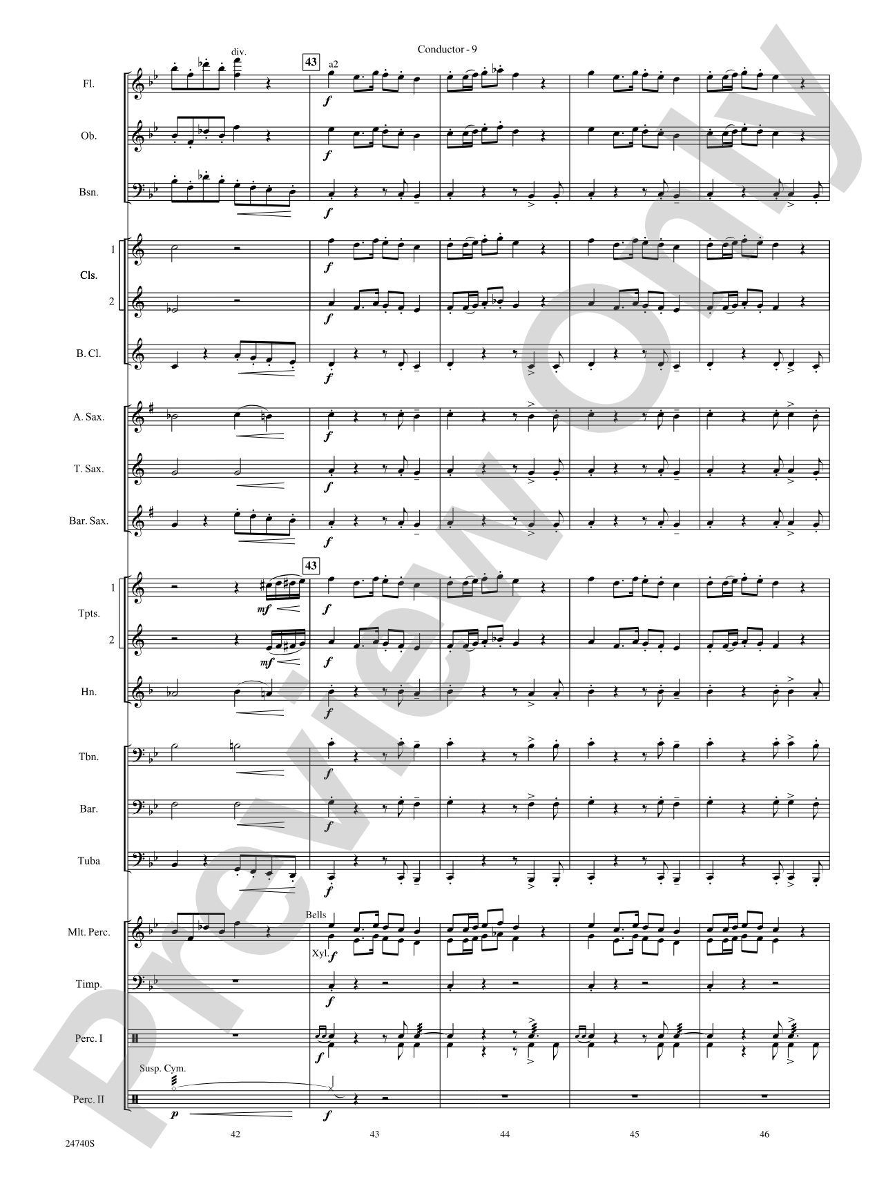 Ghosts of the Taman Negara: Concert Band Conductor Score & Parts