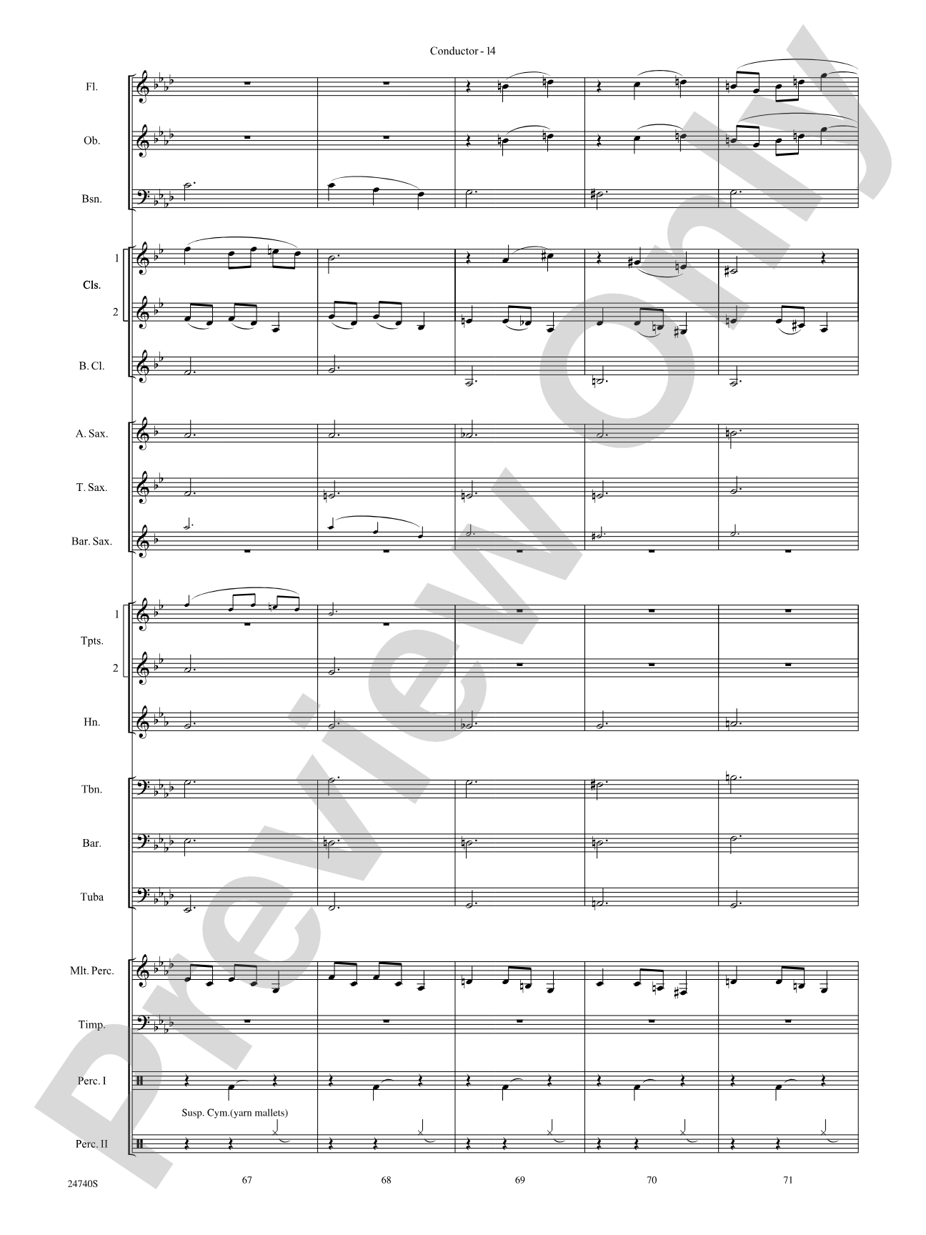 Ghosts of the Taman Negara: Concert Band Conductor Score & Parts
