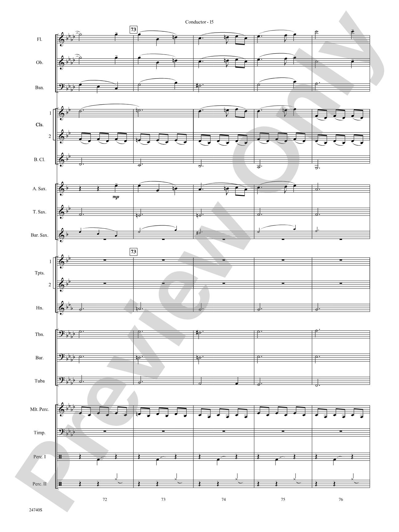 Ghosts of the Taman Negara: Concert Band Conductor Score & Parts