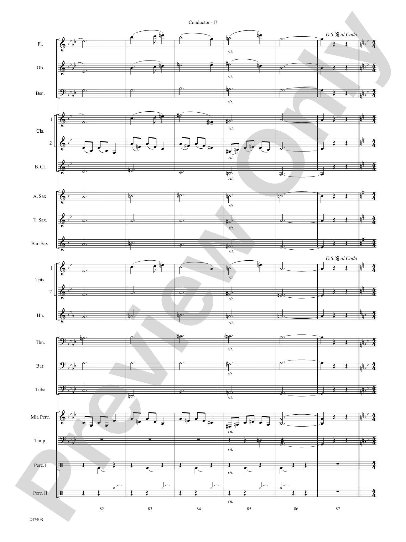 Ghosts of the Taman Negara: Concert Band Conductor Score & Parts