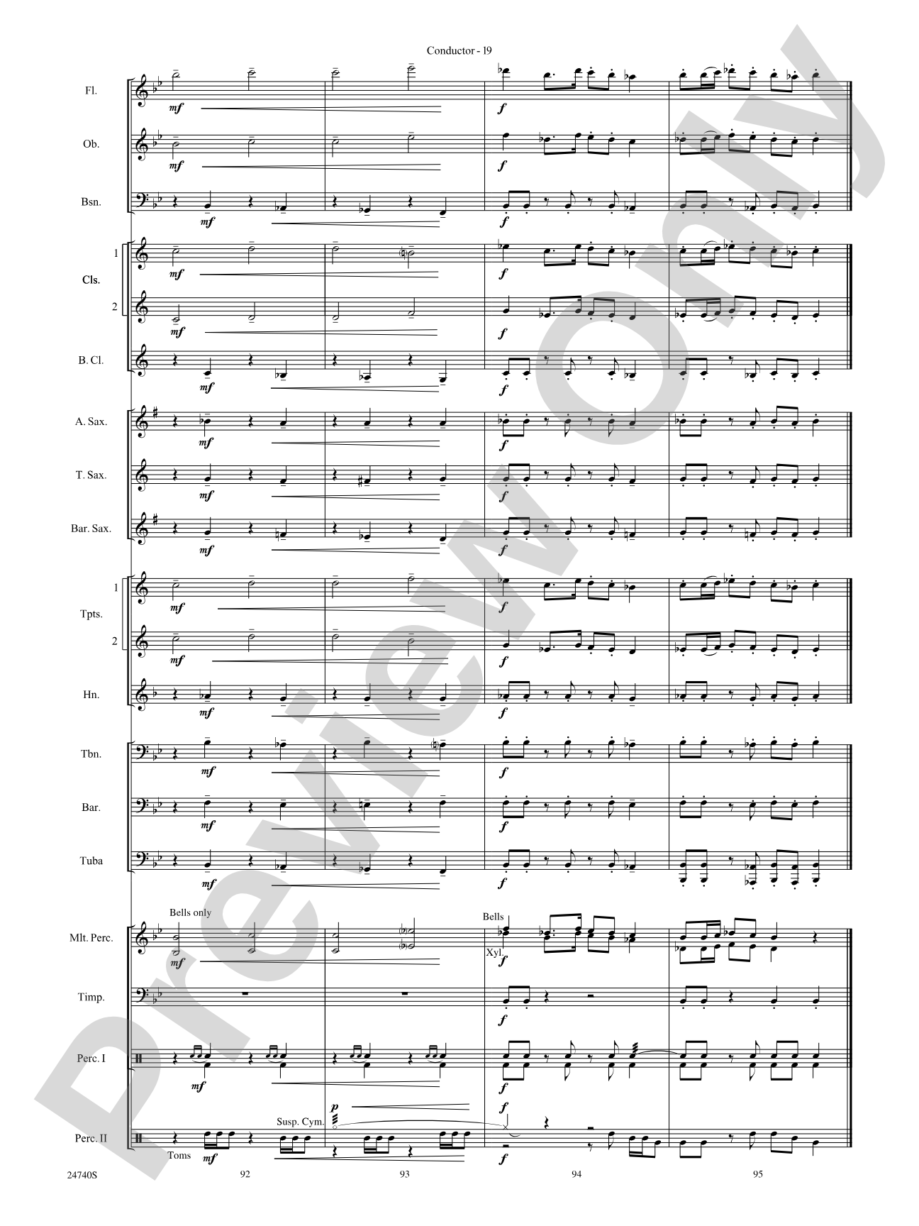 Ghosts of the Taman Negara: Concert Band Conductor Score & Parts