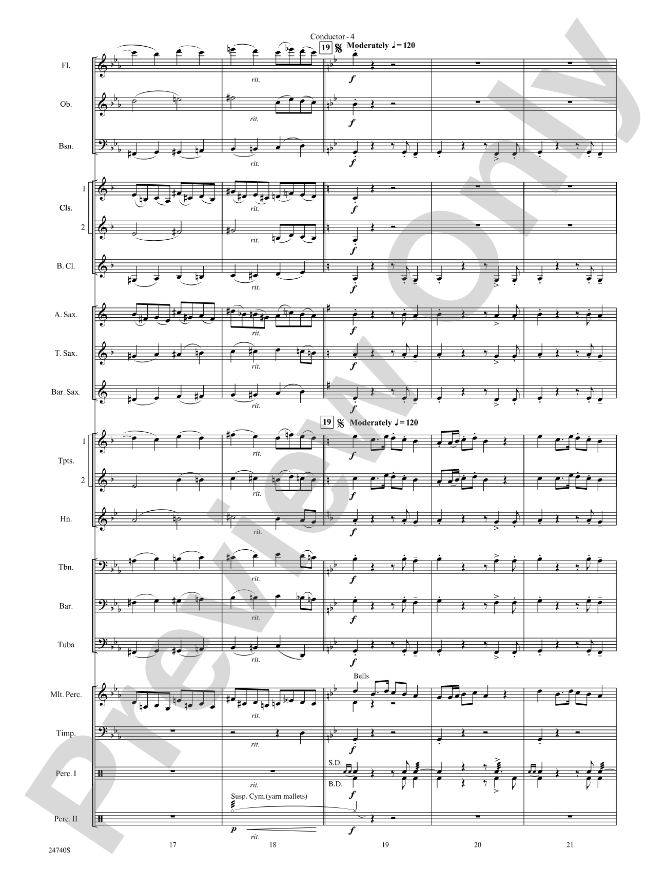 Ghosts of the Taman Negara: Concert Band Conductor Score & Parts