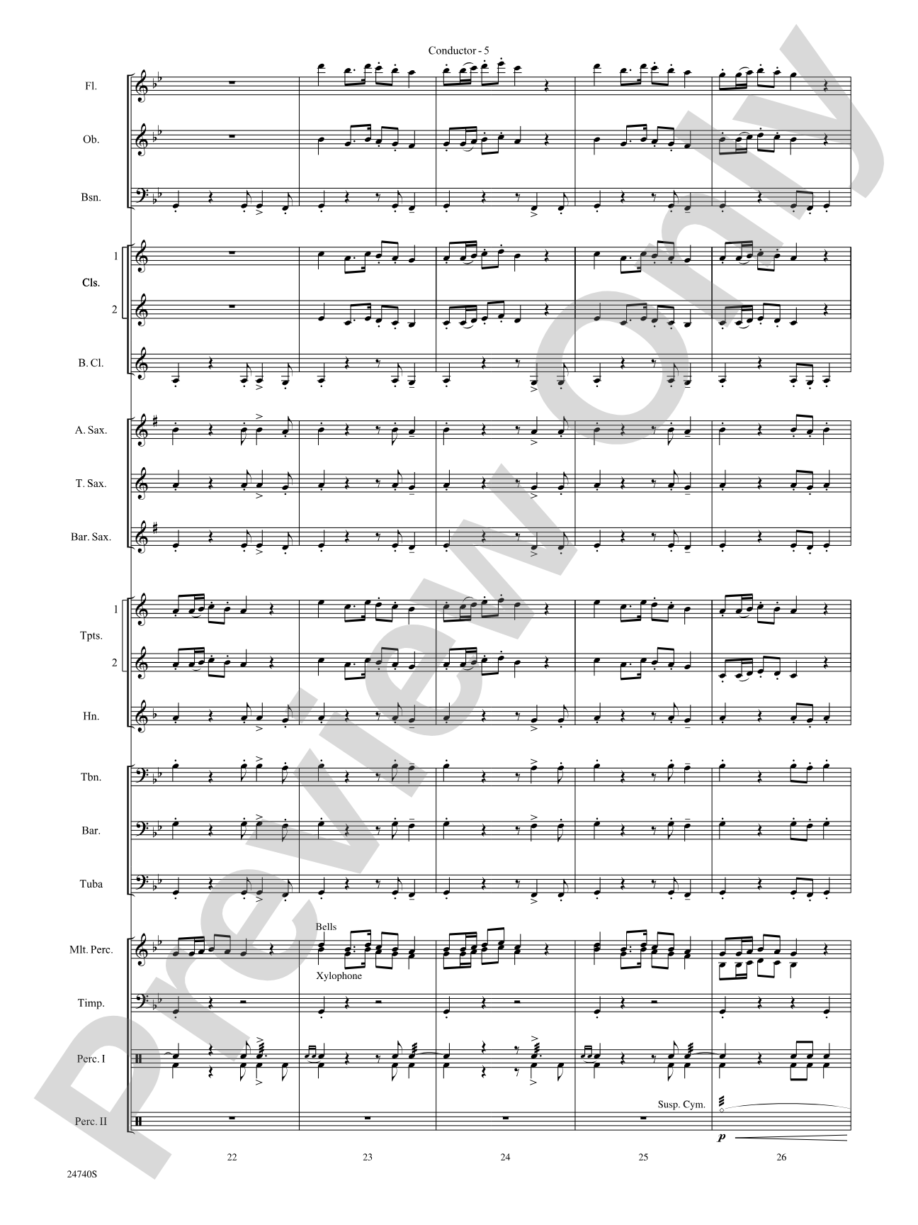 Ghosts of the Taman Negara: Concert Band Conductor Score & Parts