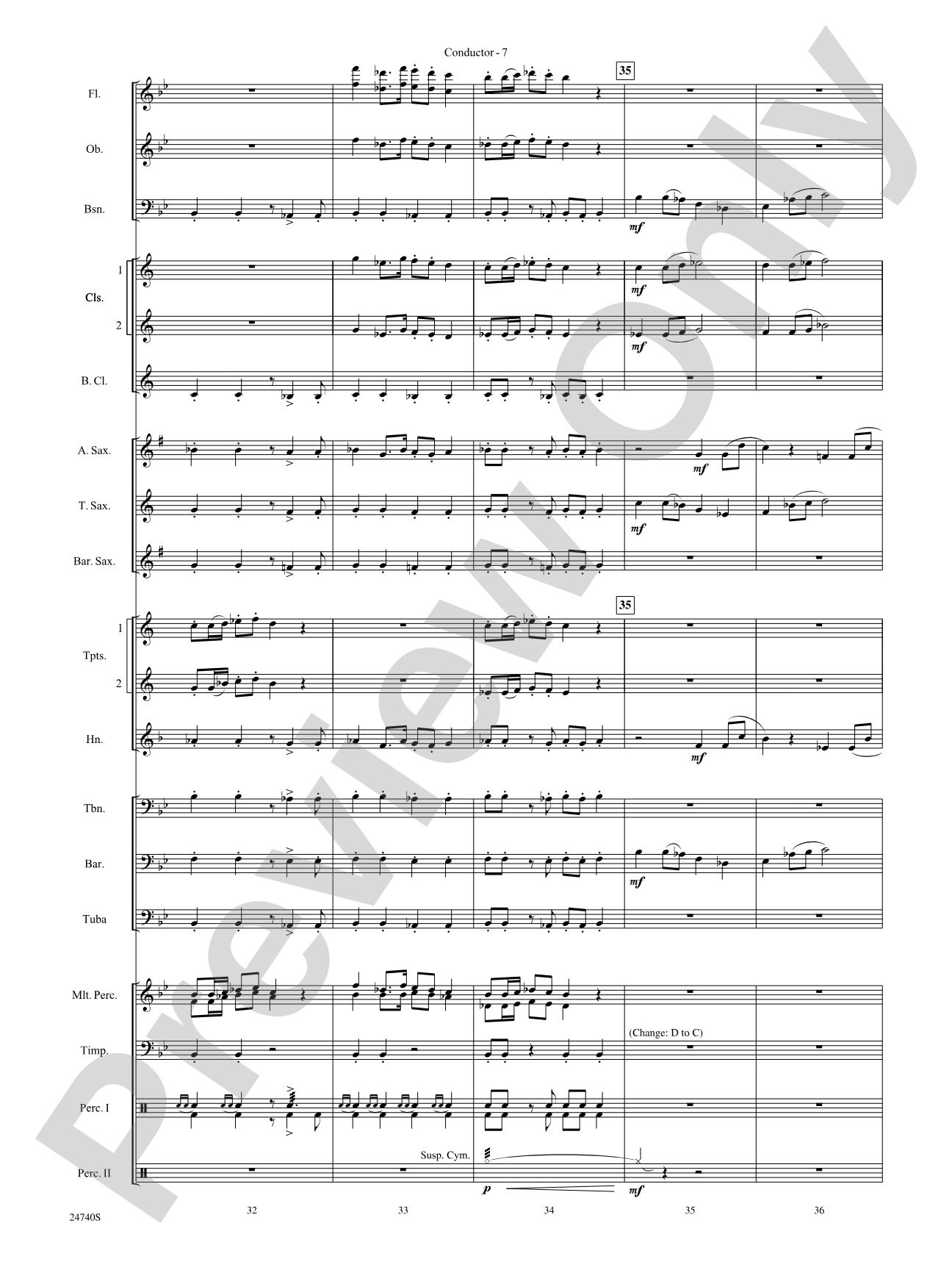 Ghosts of the Taman Negara: Concert Band Conductor Score & Parts