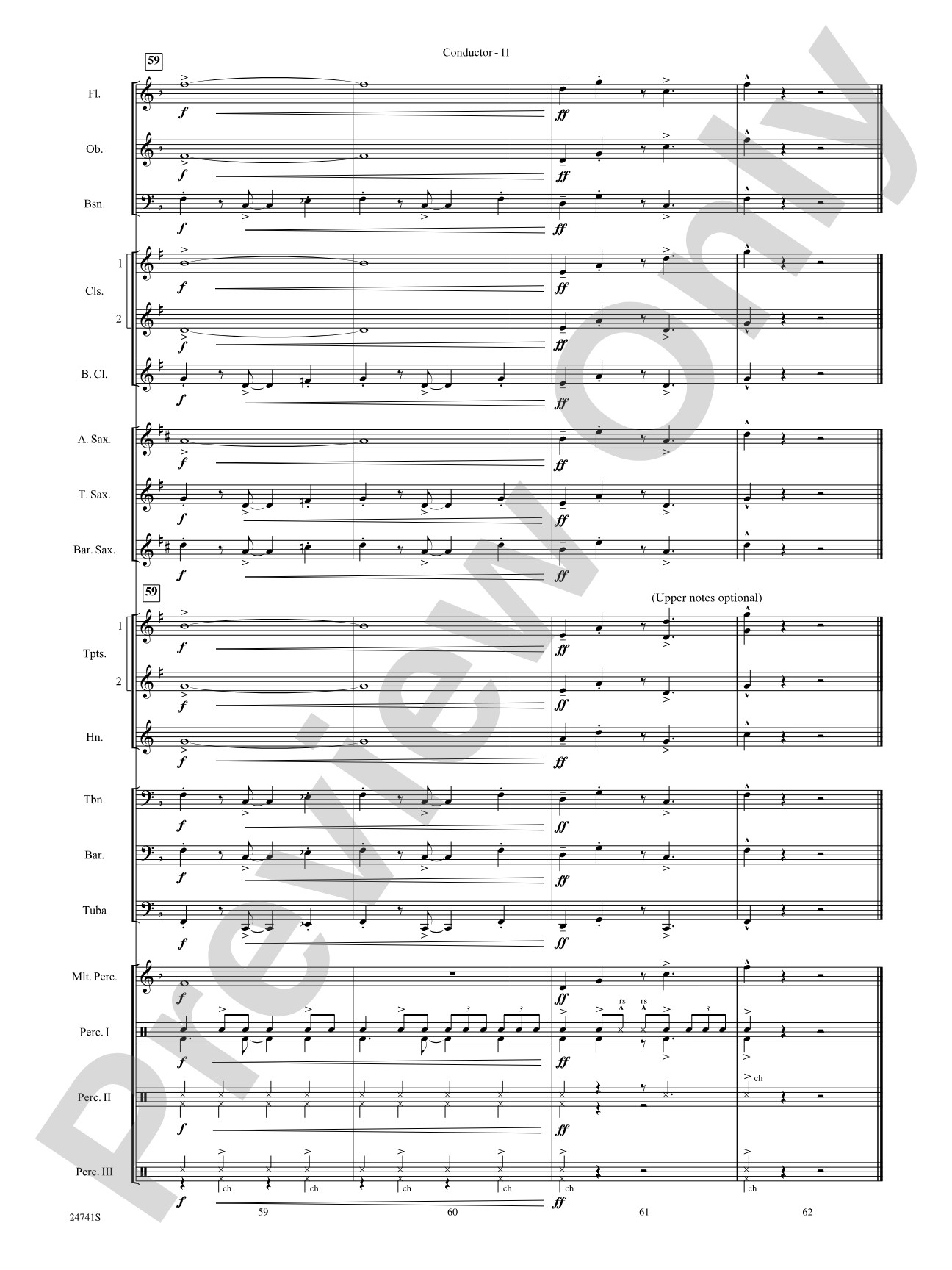 Swing, Santa, Swing: Concert Band Conductor Score & Parts