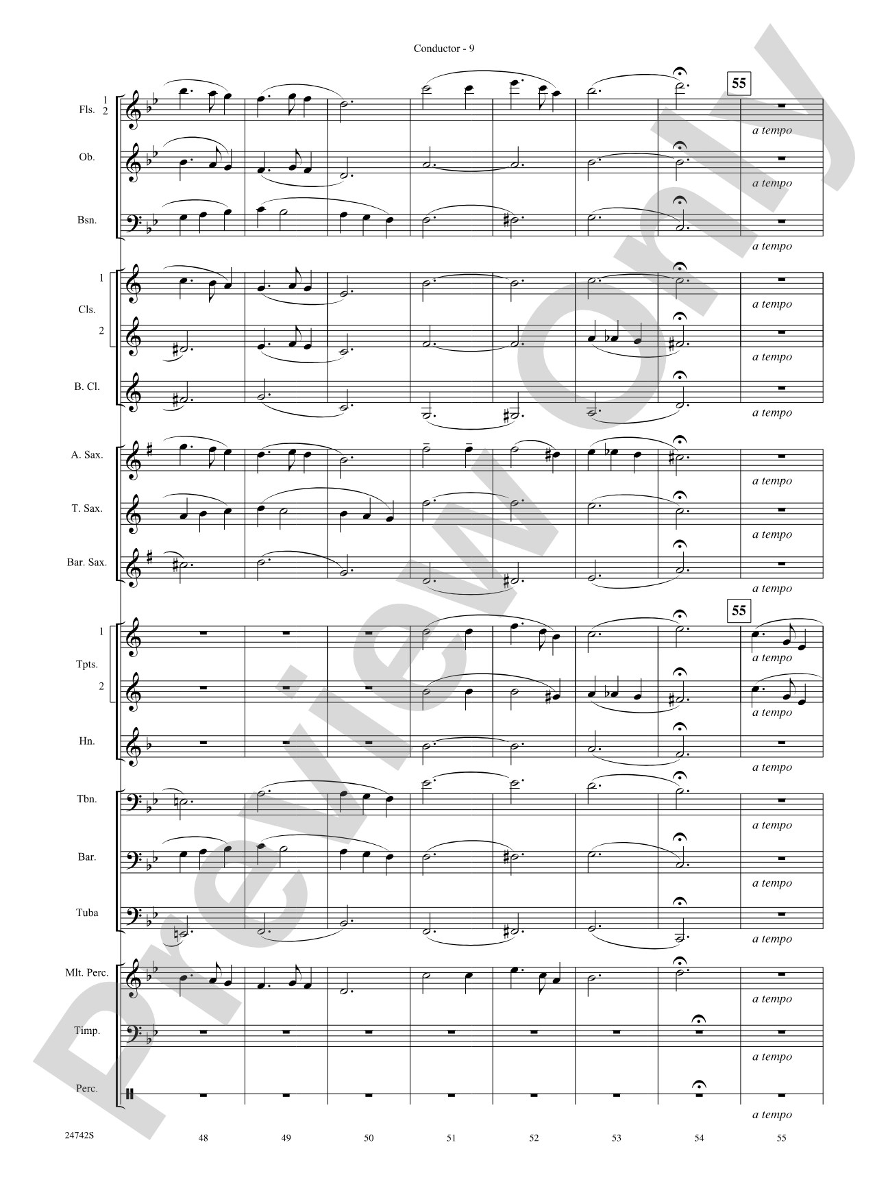 Music of Christmas Eve (Based on "It Came Upon the Midnight Clear," "Silent Night," and "Angels We Have Heard on High"): Concert Band Conductor Score & Parts