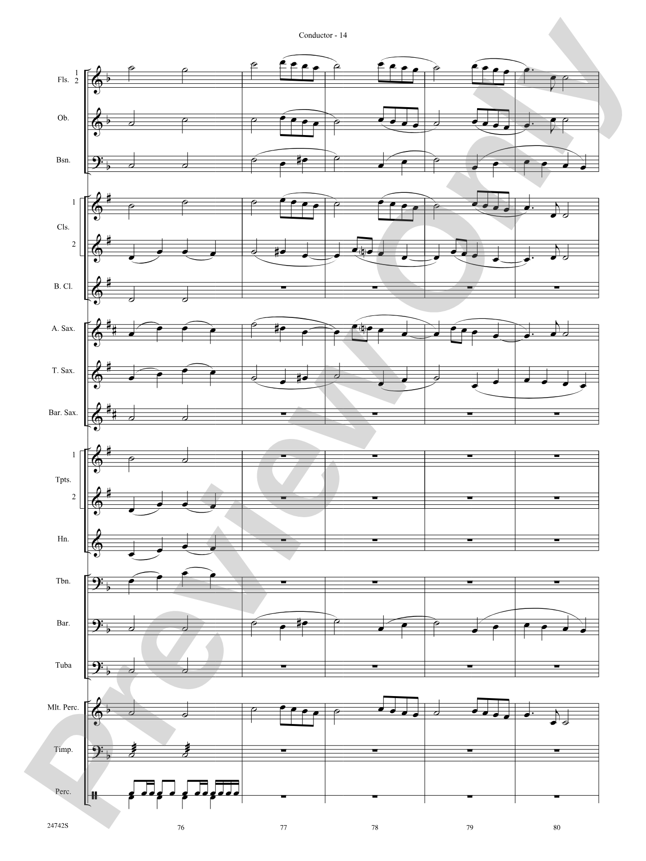 Music of Christmas Eve (Based on "It Came Upon the Midnight Clear," "Silent Night," and "Angels We Have Heard on High"): Concert Band Conductor Score & Parts