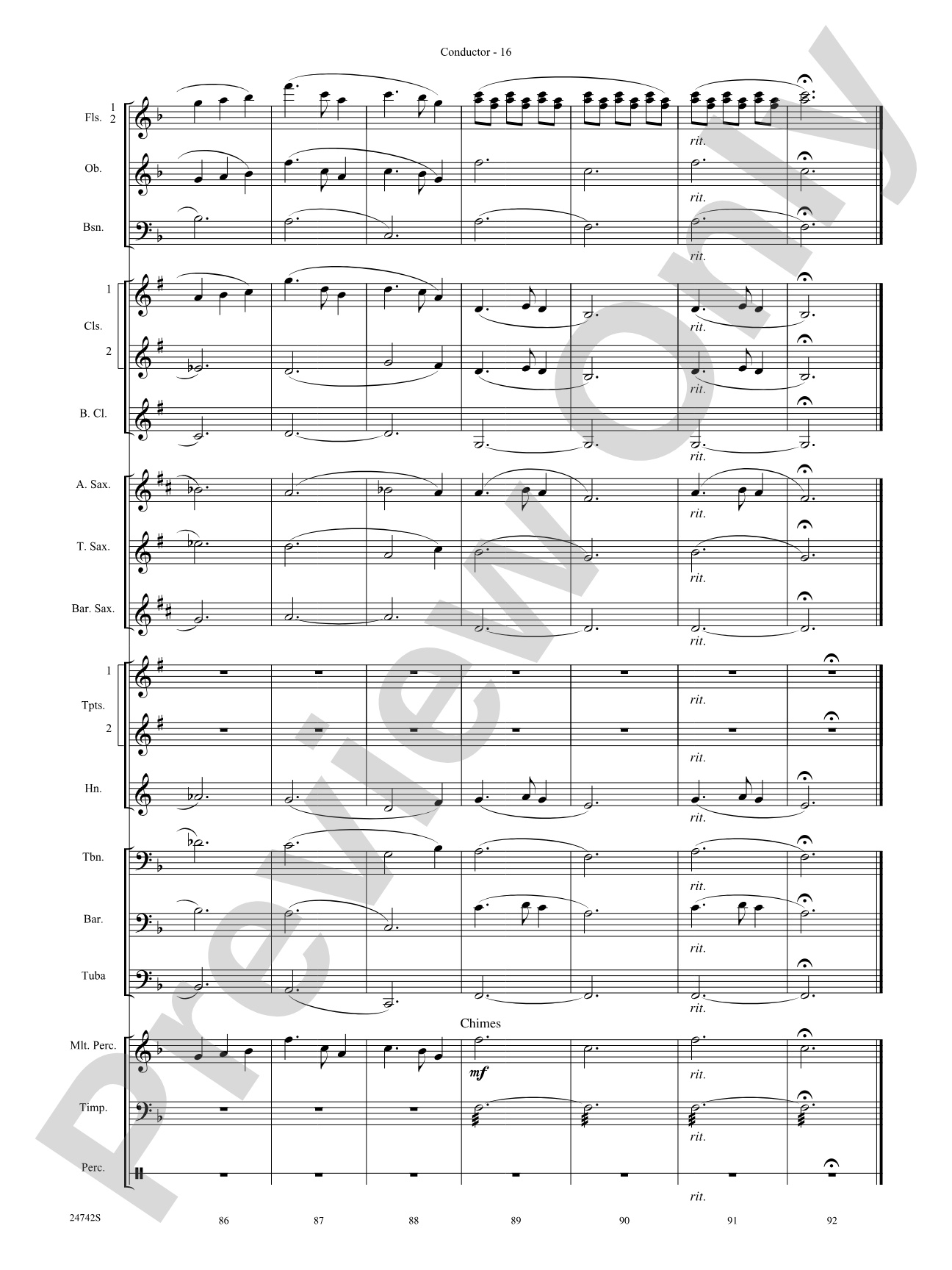 Music of Christmas Eve (Based on "It Came Upon the Midnight Clear," "Silent Night," and "Angels We Have Heard on High"): Concert Band Conductor Score & Parts