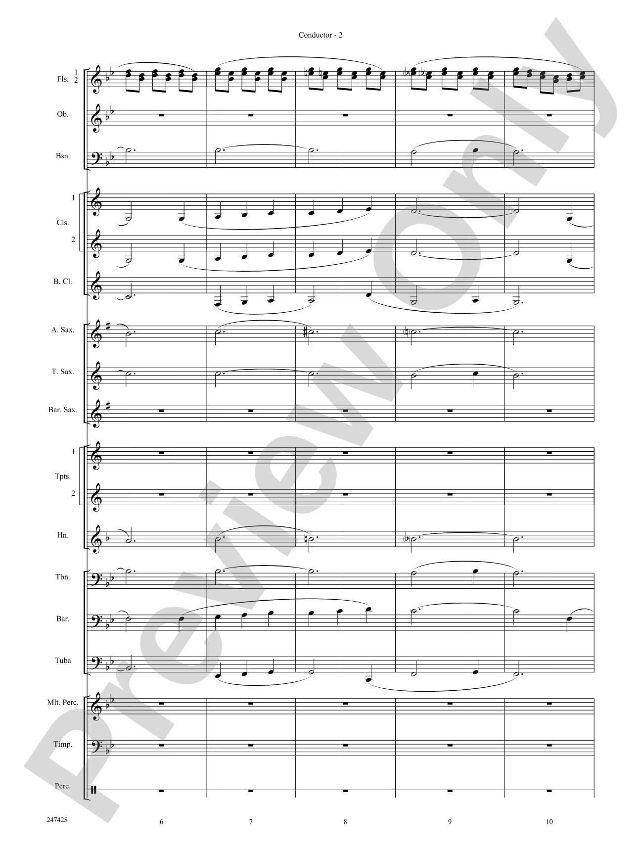 Music of Christmas Eve (Based on "It Came Upon the Midnight Clear," "Silent Night," and "Angels We Have Heard on High"): Concert Band Conductor Score & Parts