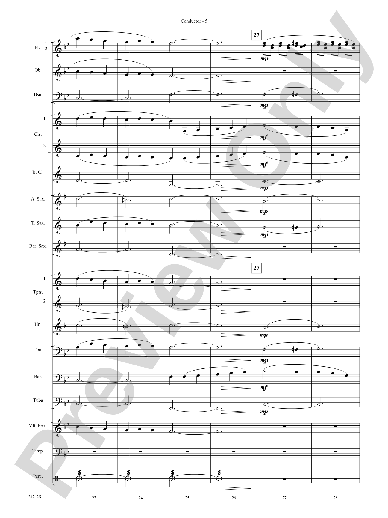 Music of Christmas Eve (Based on "It Came Upon the Midnight Clear," "Silent Night," and "Angels We Have Heard on High"): Concert Band Conductor Score & Parts