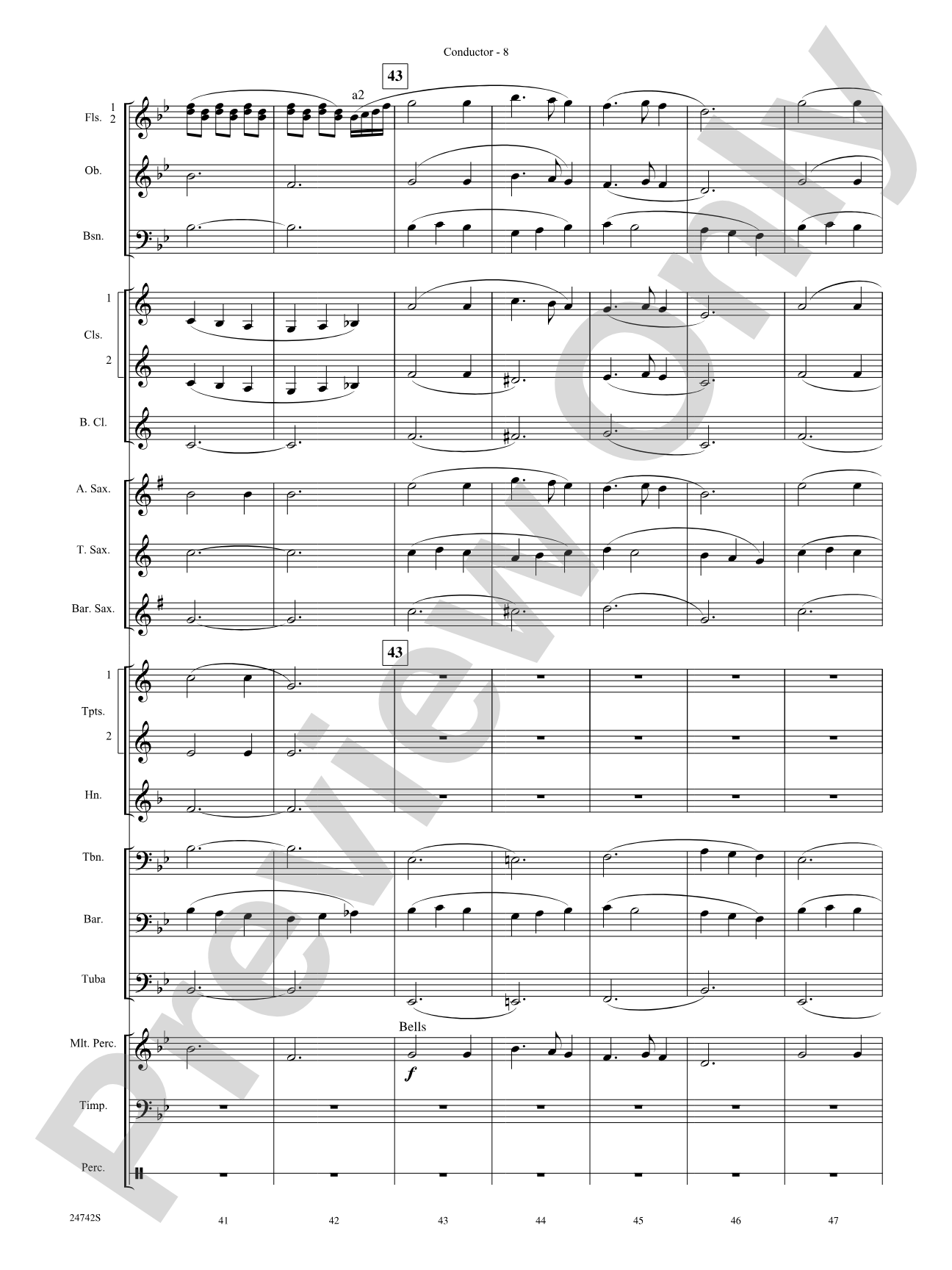 Music of Christmas Eve (Based on "It Came Upon the Midnight Clear," "Silent Night," and "Angels We Have Heard on High"): Concert Band Conductor Score & Parts