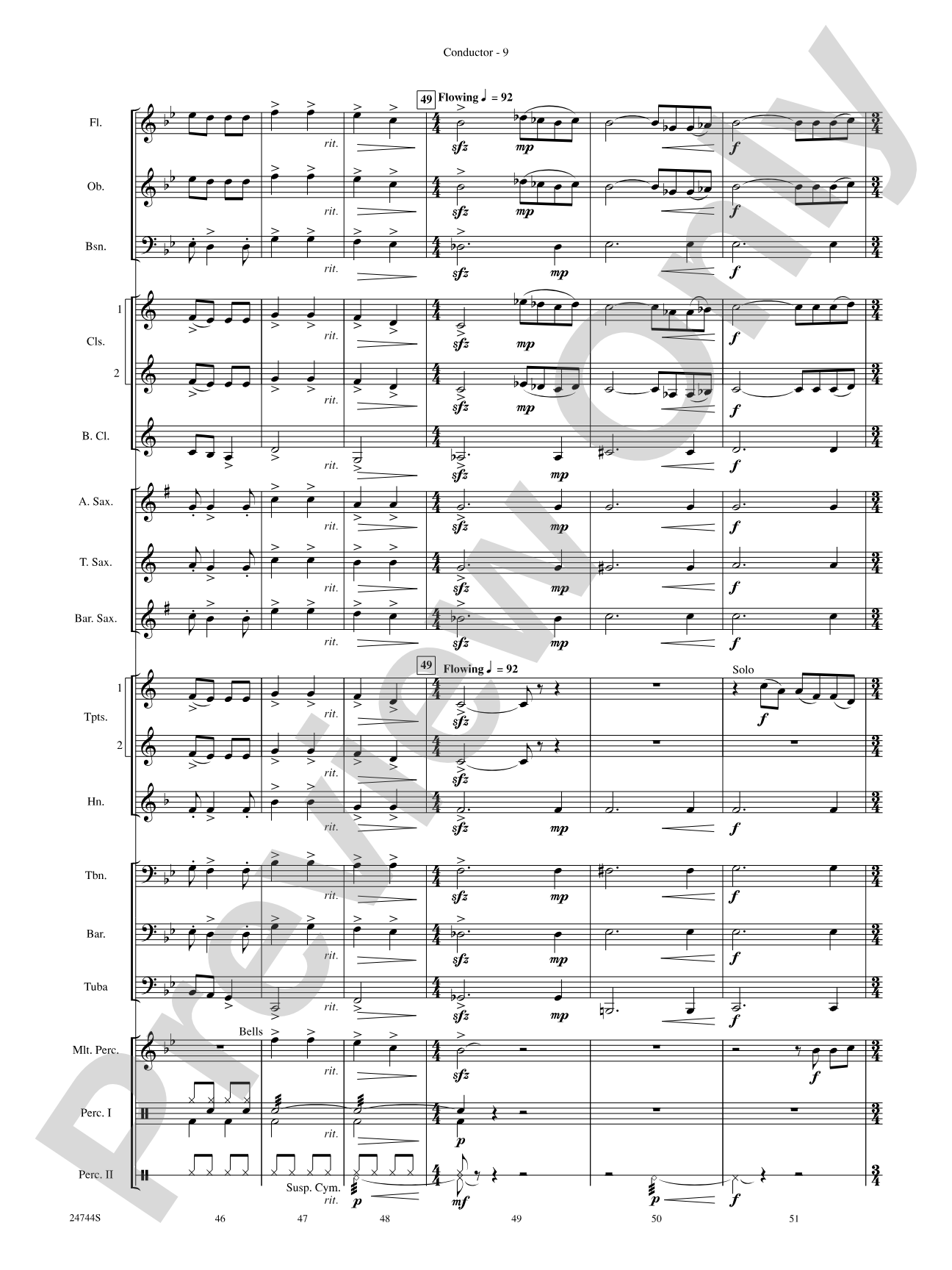 Down Home Christmas: Concert Band Conductor Score & Parts