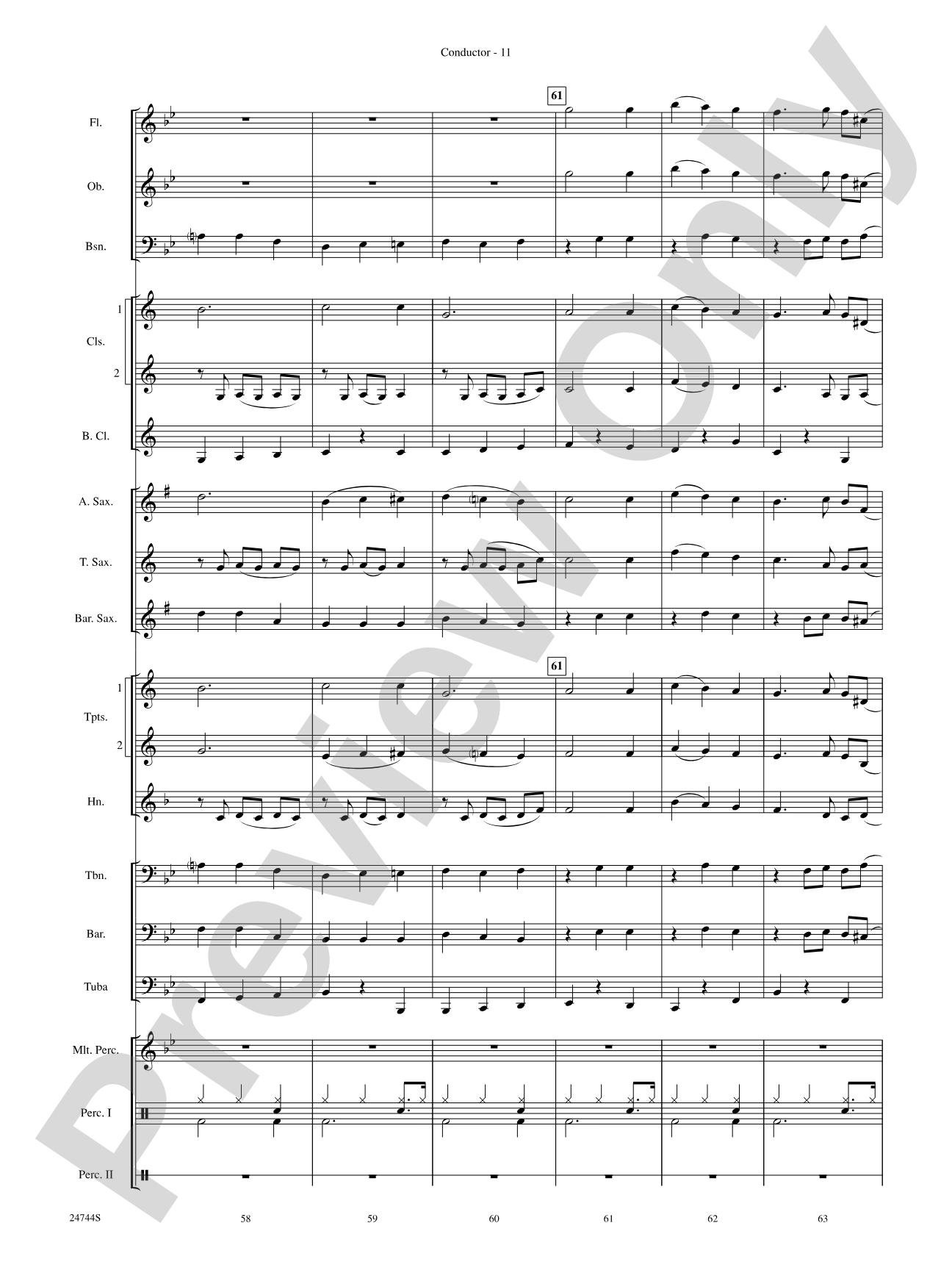 Down Home Christmas: Concert Band Conductor Score & Parts