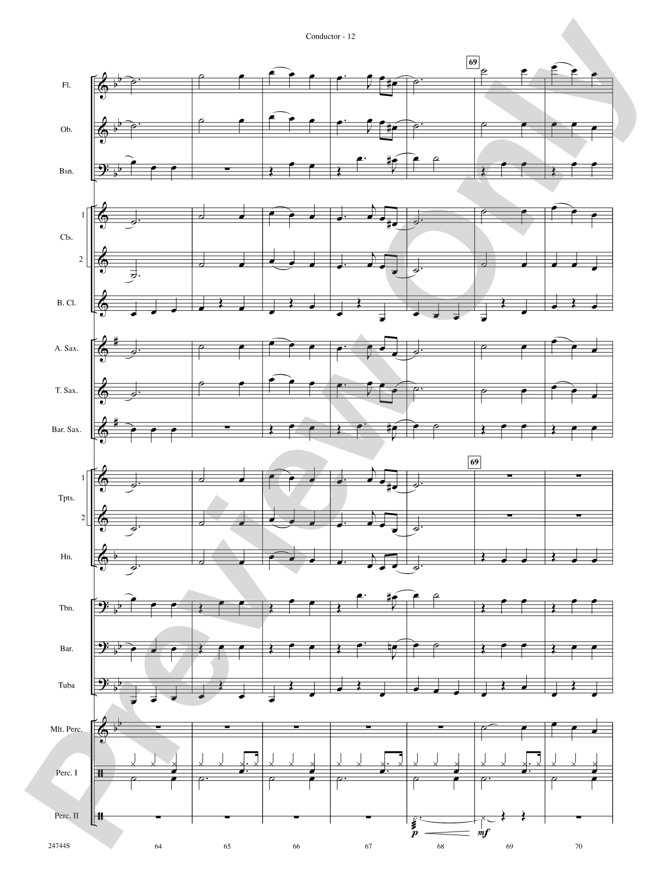 Down Home Christmas: Concert Band Conductor Score & Parts