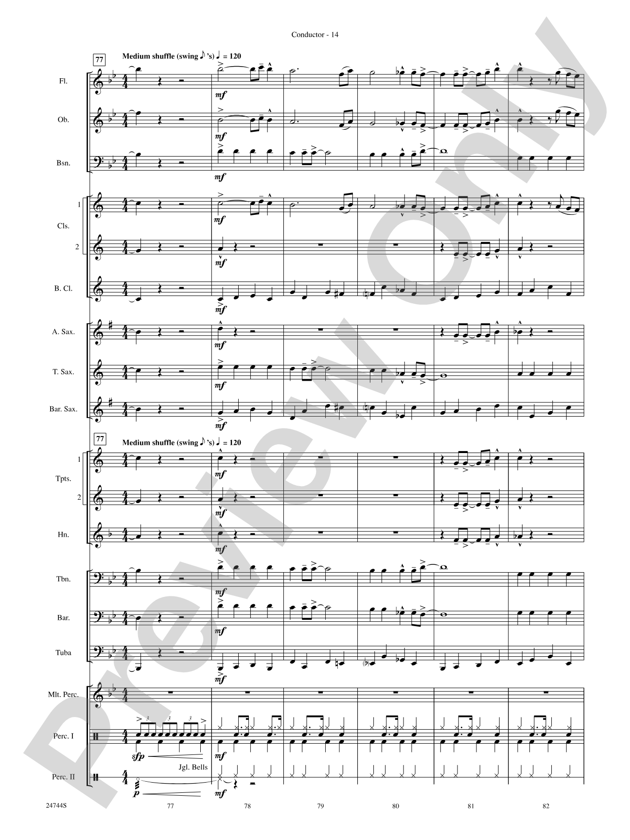 Down Home Christmas: Concert Band Conductor Score & Parts