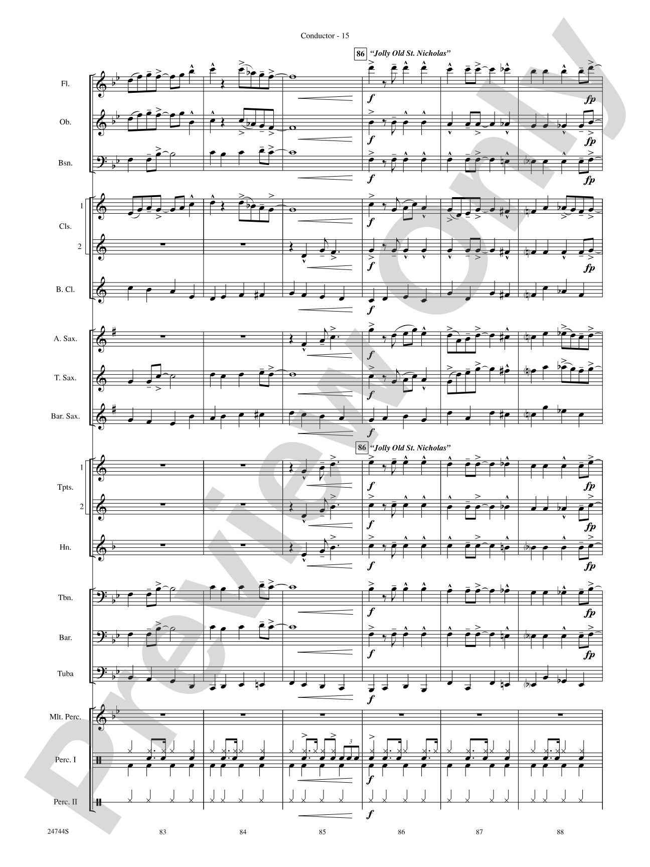 Down Home Christmas: Concert Band Conductor Score & Parts