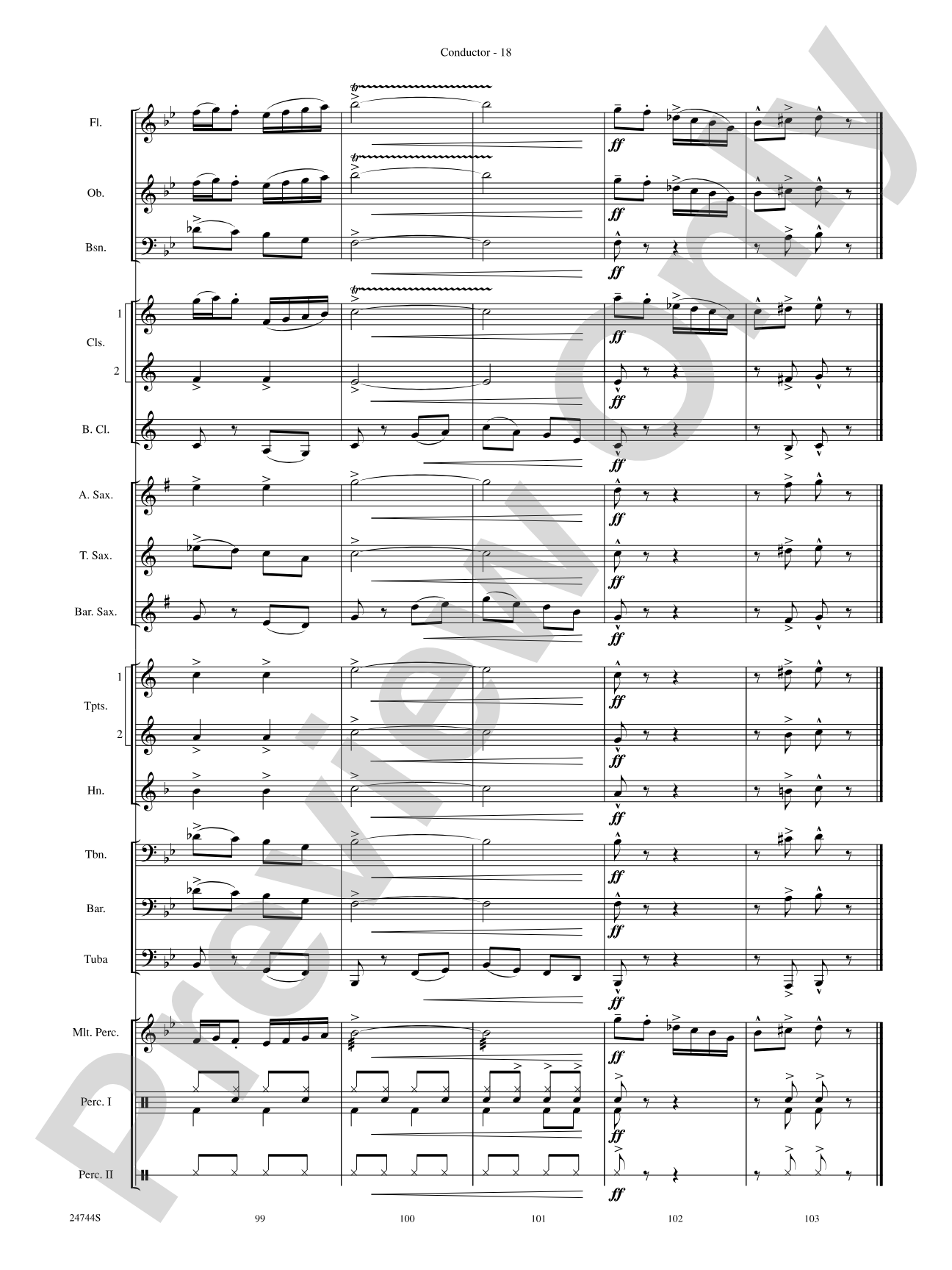 Down Home Christmas: Concert Band Conductor Score & Parts