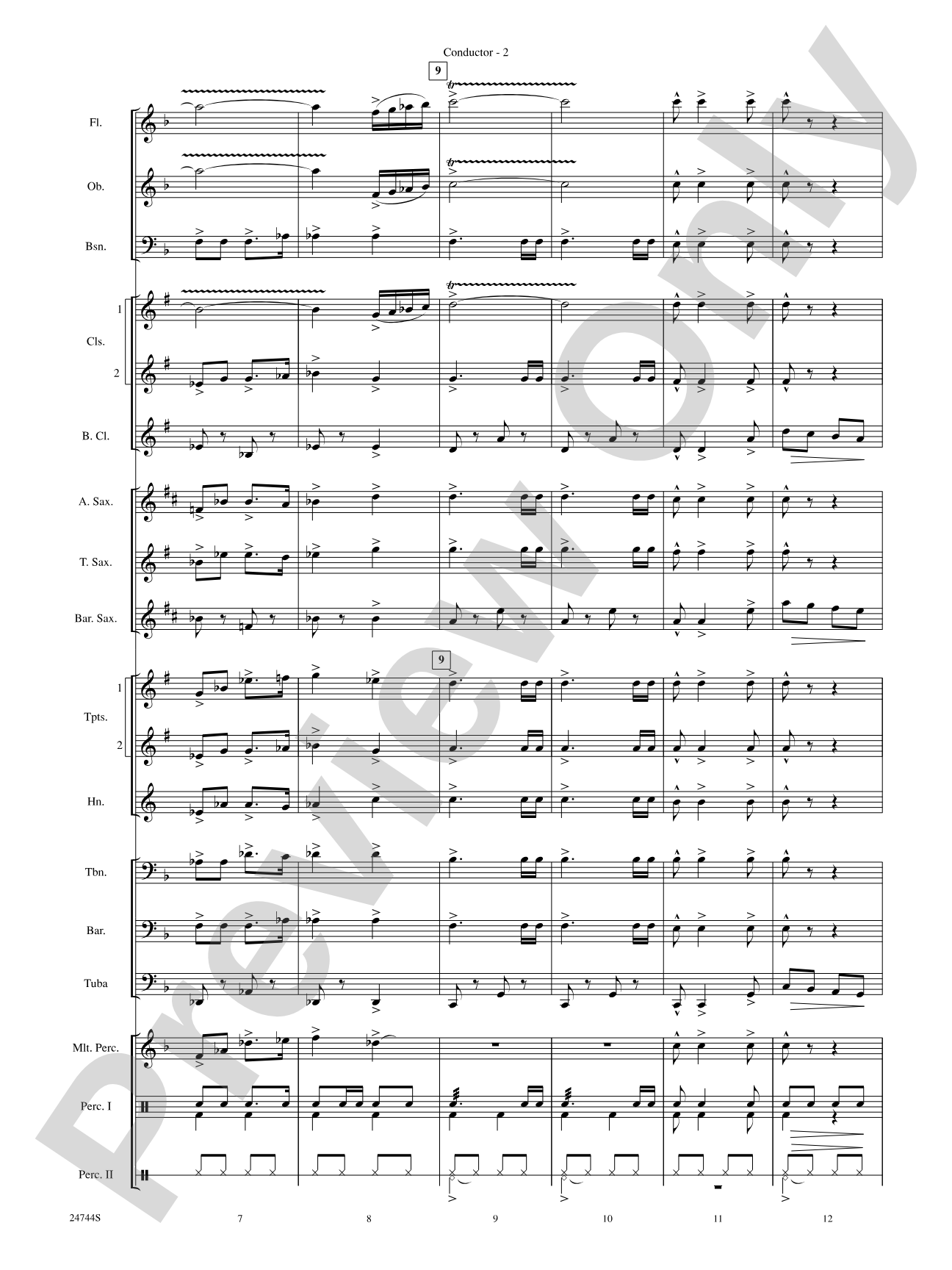 Down Home Christmas: Concert Band Conductor Score & Parts