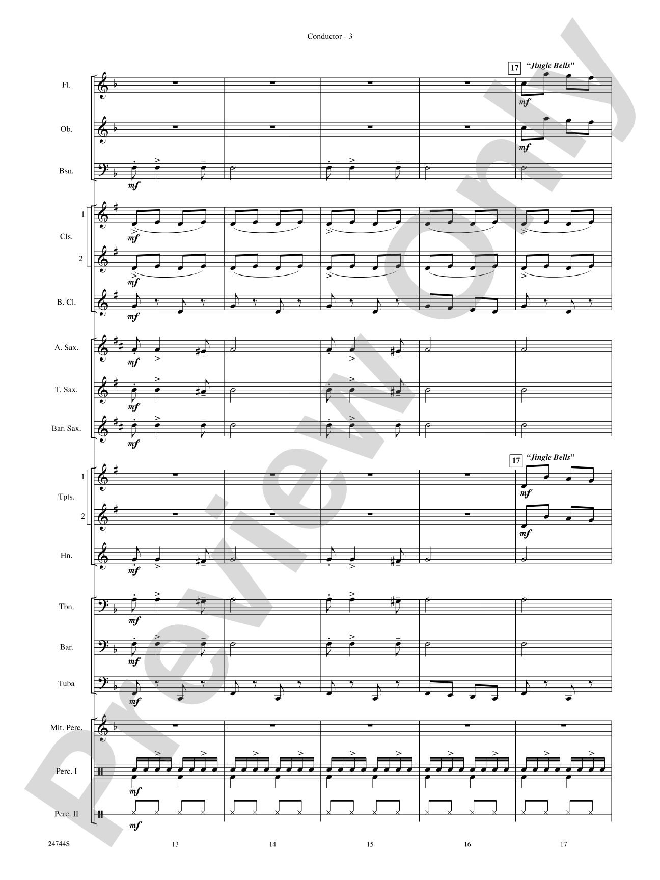 Down Home Christmas: Concert Band Conductor Score & Parts
